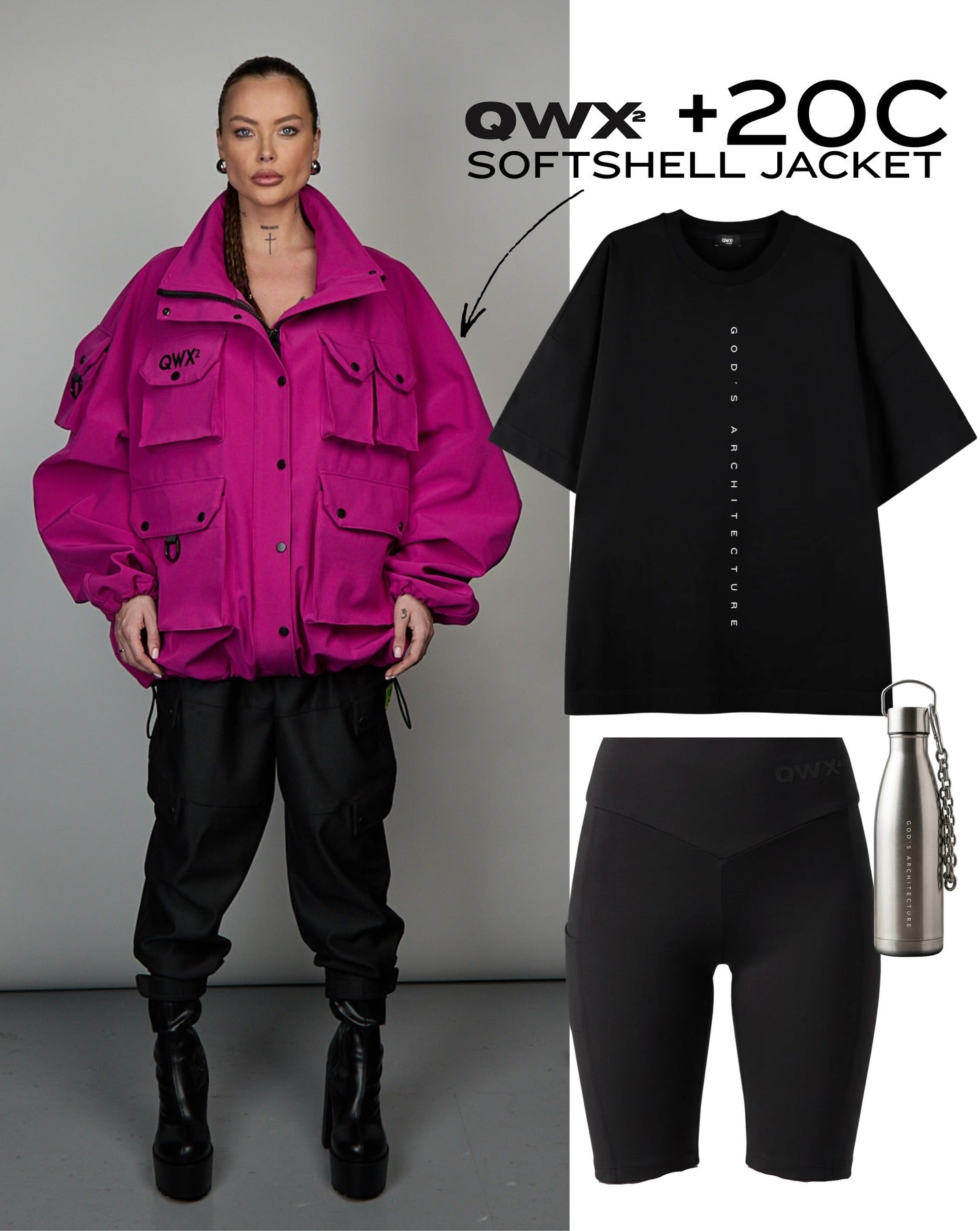 QWX² MATCH women's coordinated streetwear sets