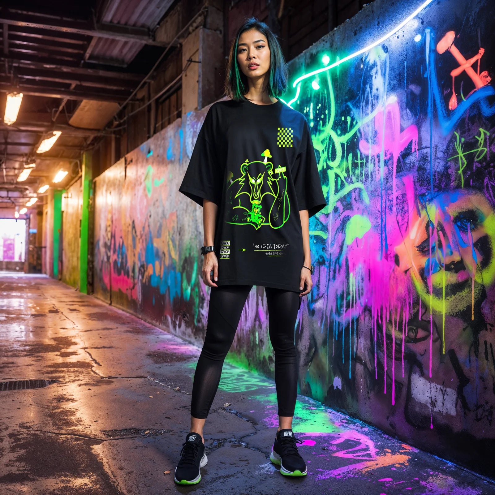 T-shirt Green UV – Crazy Ape