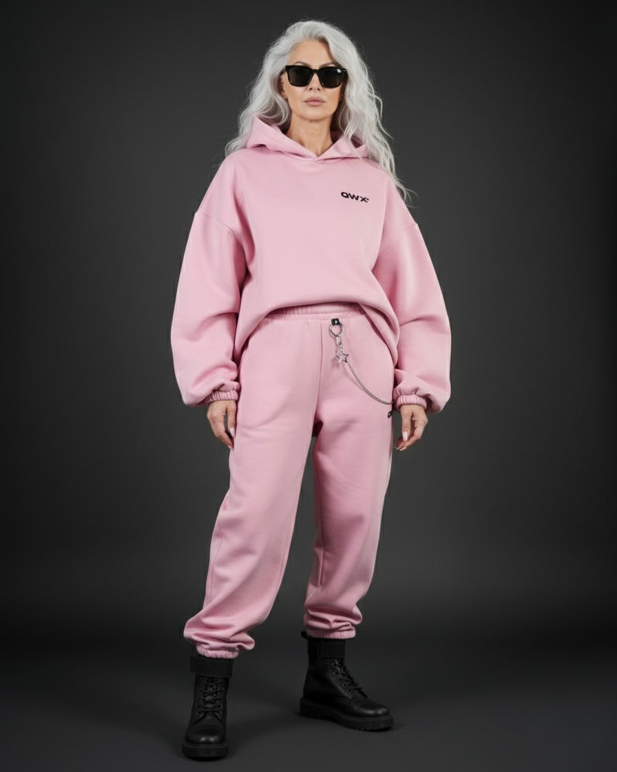 2-Piece Set: Hoodie Core Eternity Pink + Sweatpants Core Eternity Pink