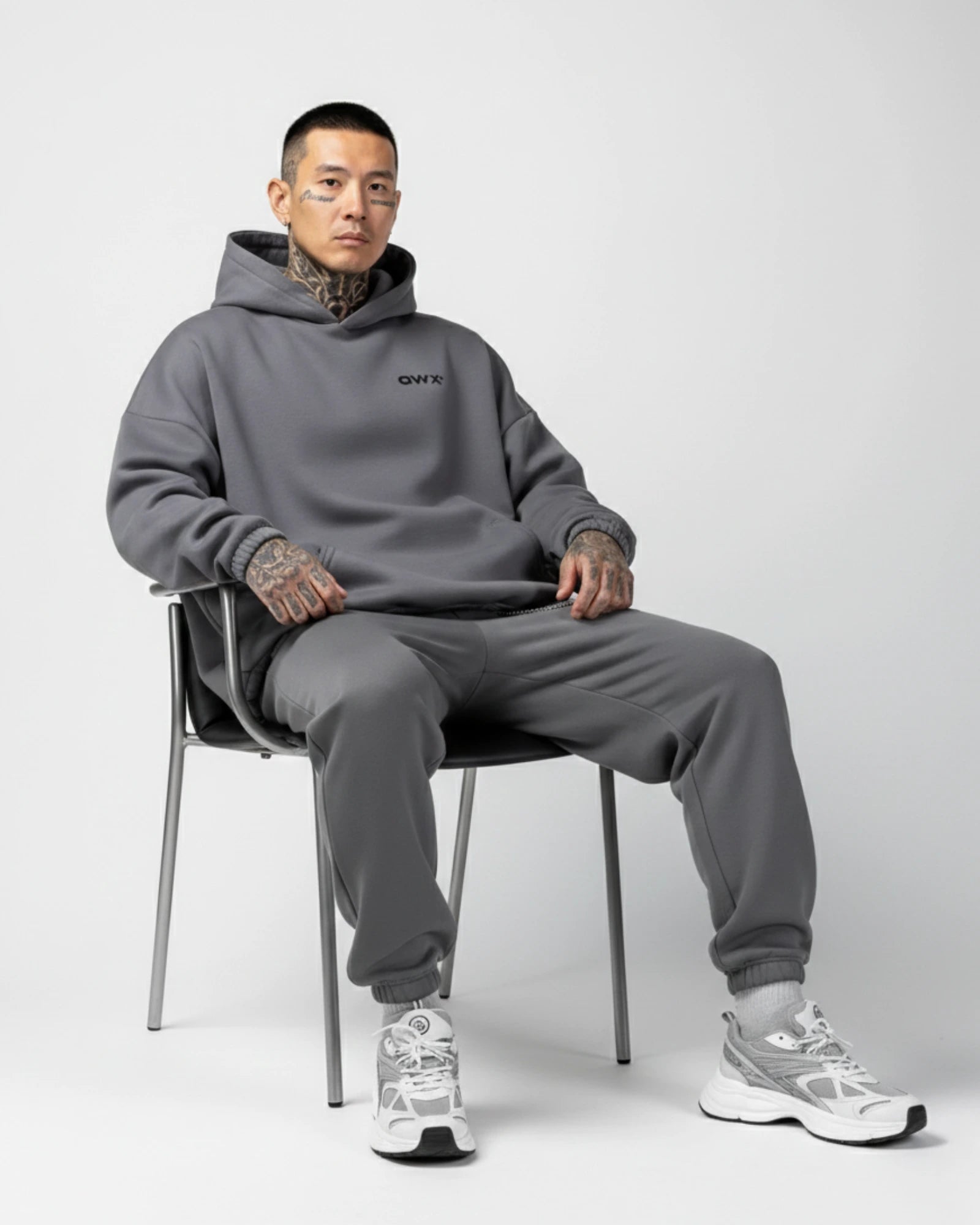 Felpa con cappuccio Eternity – Grigio