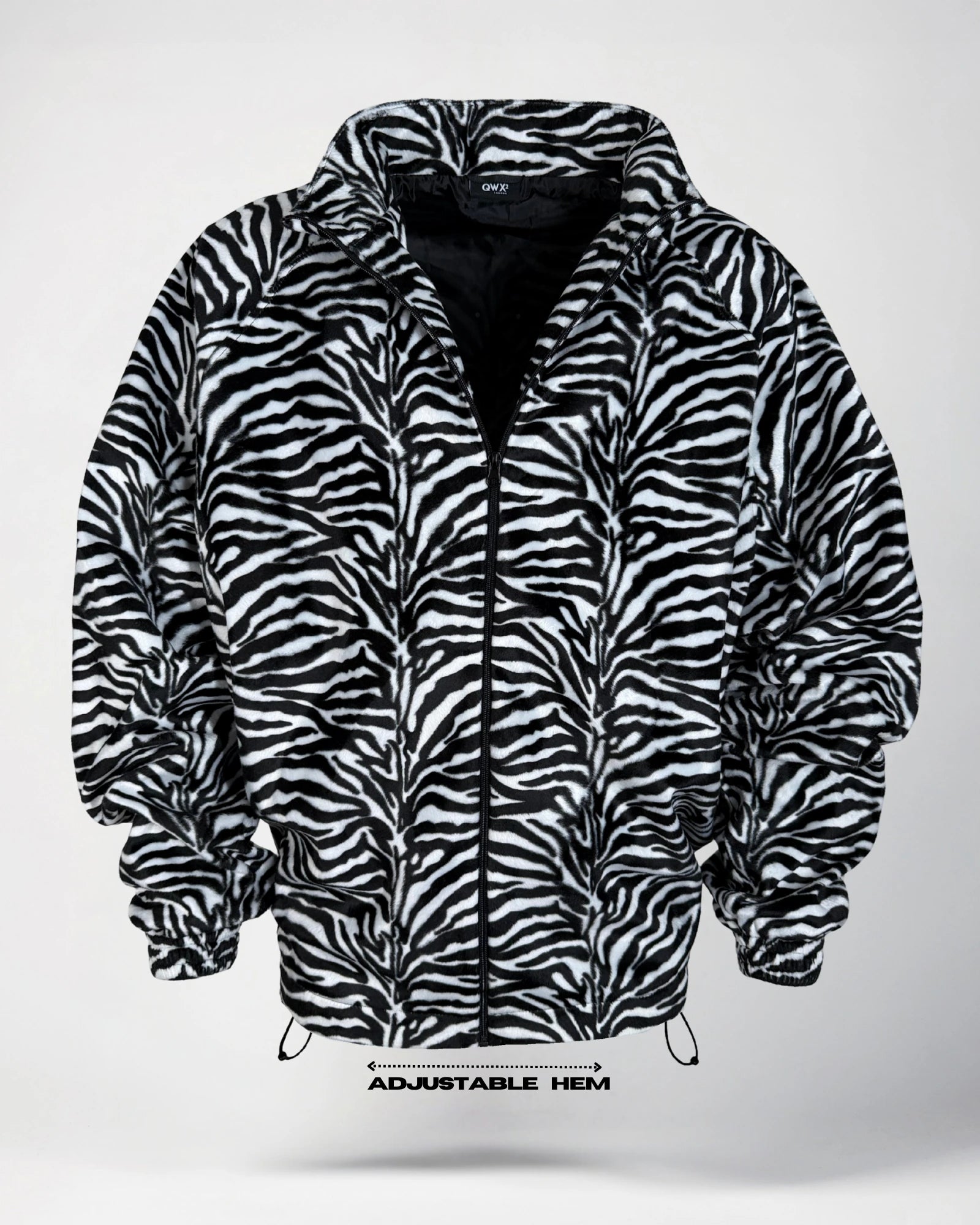 2-Piece Set: Savannah Zebra – Jacket + Shorts