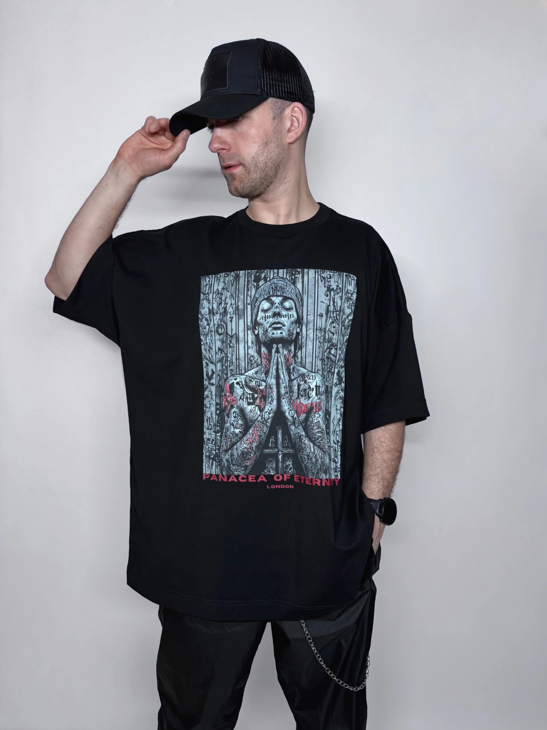 Camiseta Oración Redimida – Negra