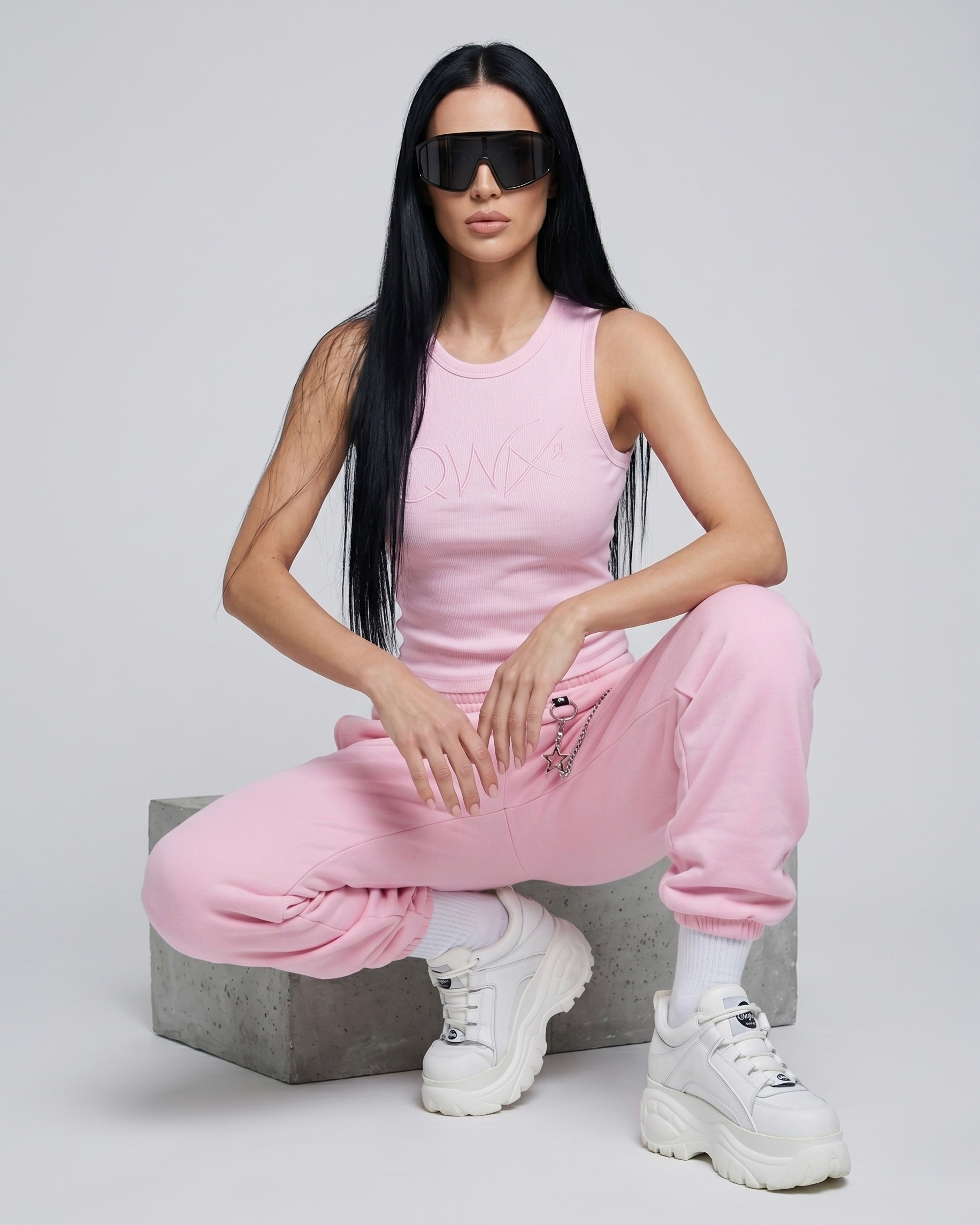RIBBED TANK TOP – PINK