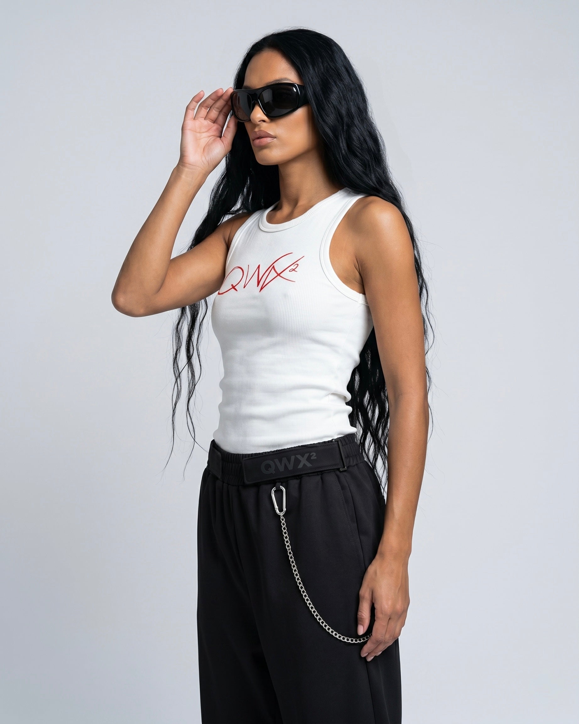 RIBBED TANK TOP – WHITE