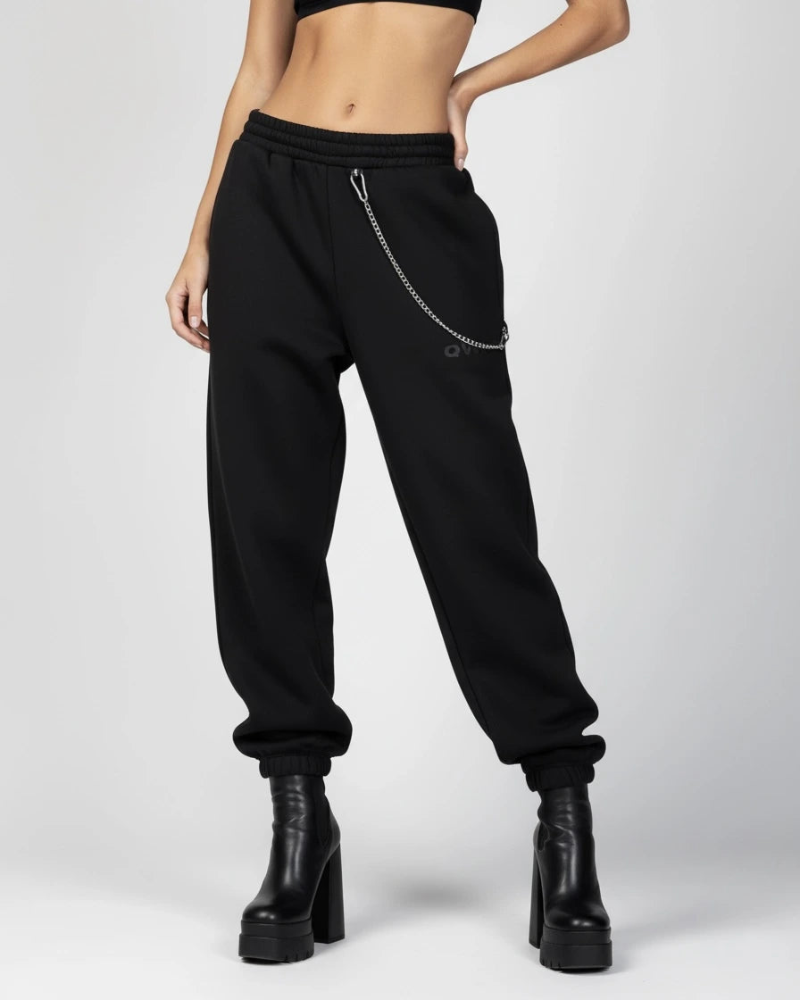 2-Piece Set: Hoodie Core Eternity Black + Sweatpants Core Eternity Black