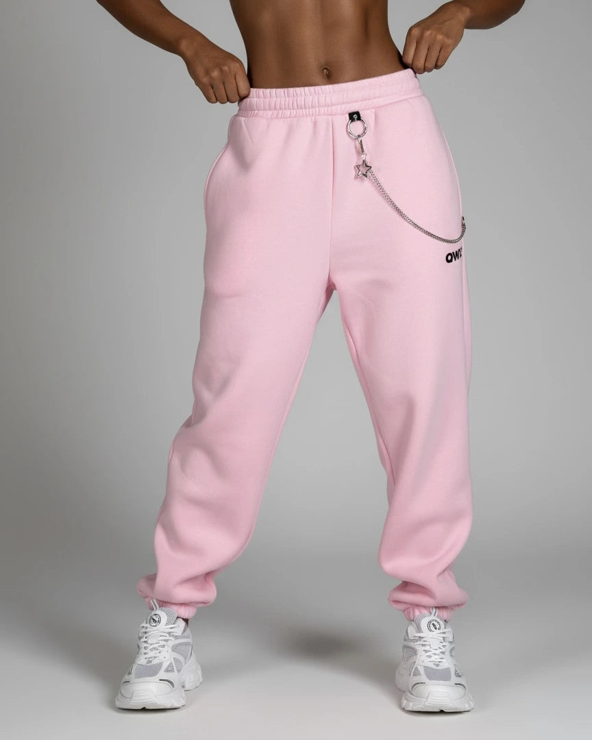 Conjunto de 2 piezas para mujer: Sudadera con capucha Eternity Pink + Pantalón deportivo Eternity Pink