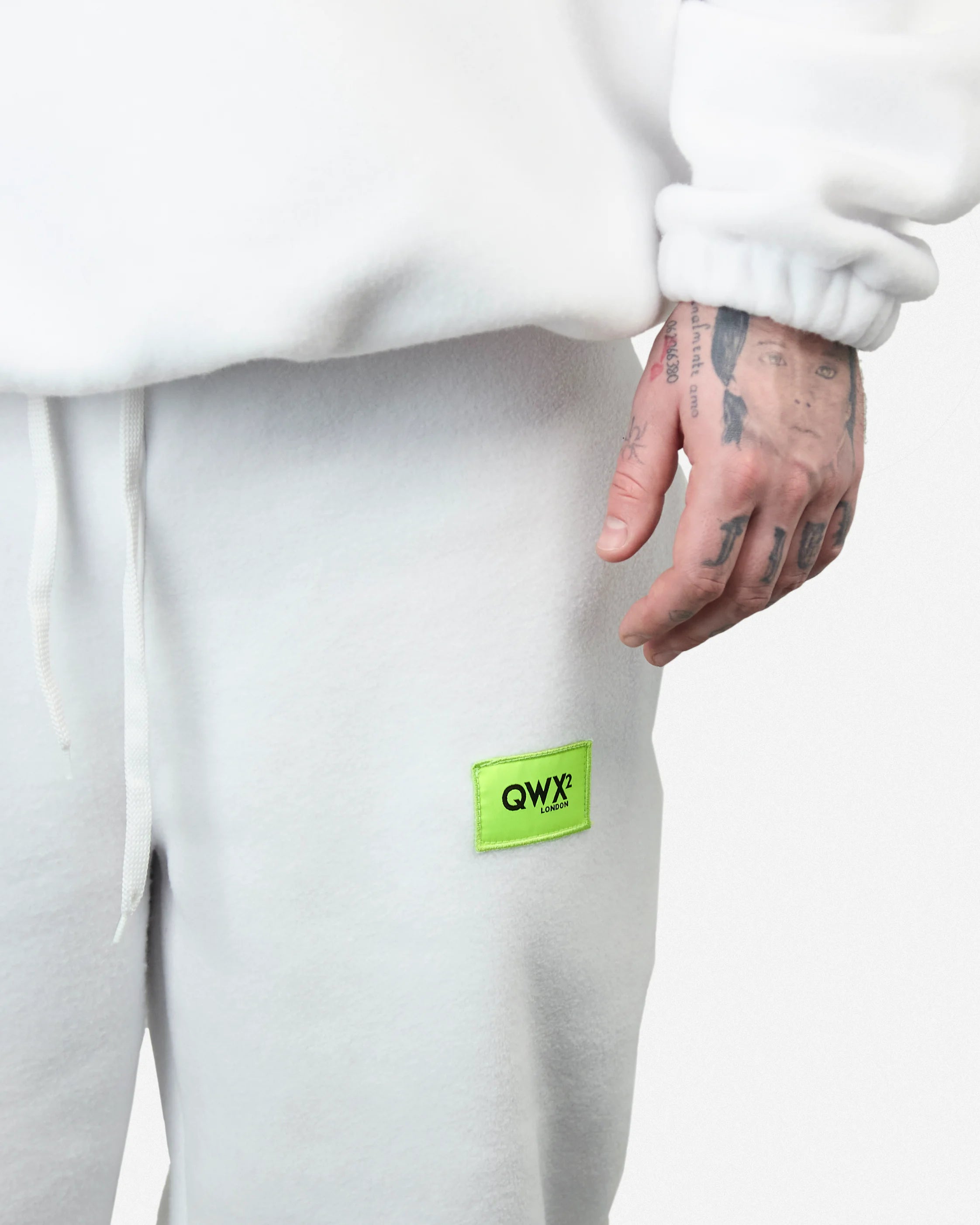 Sweater Fleece X2 Signal – White