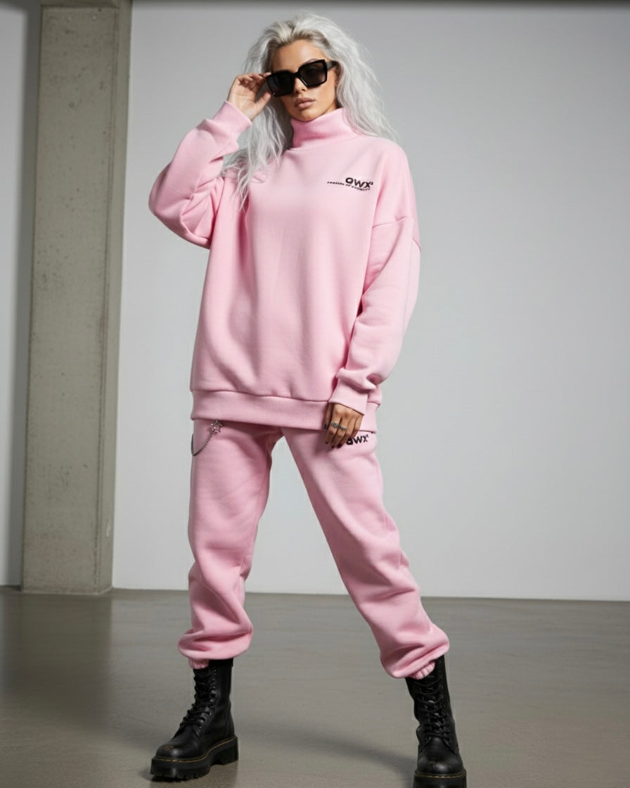 2-Piece Set: Sweater Core Eternity Pink + Sweatpants Core Eternity Pink