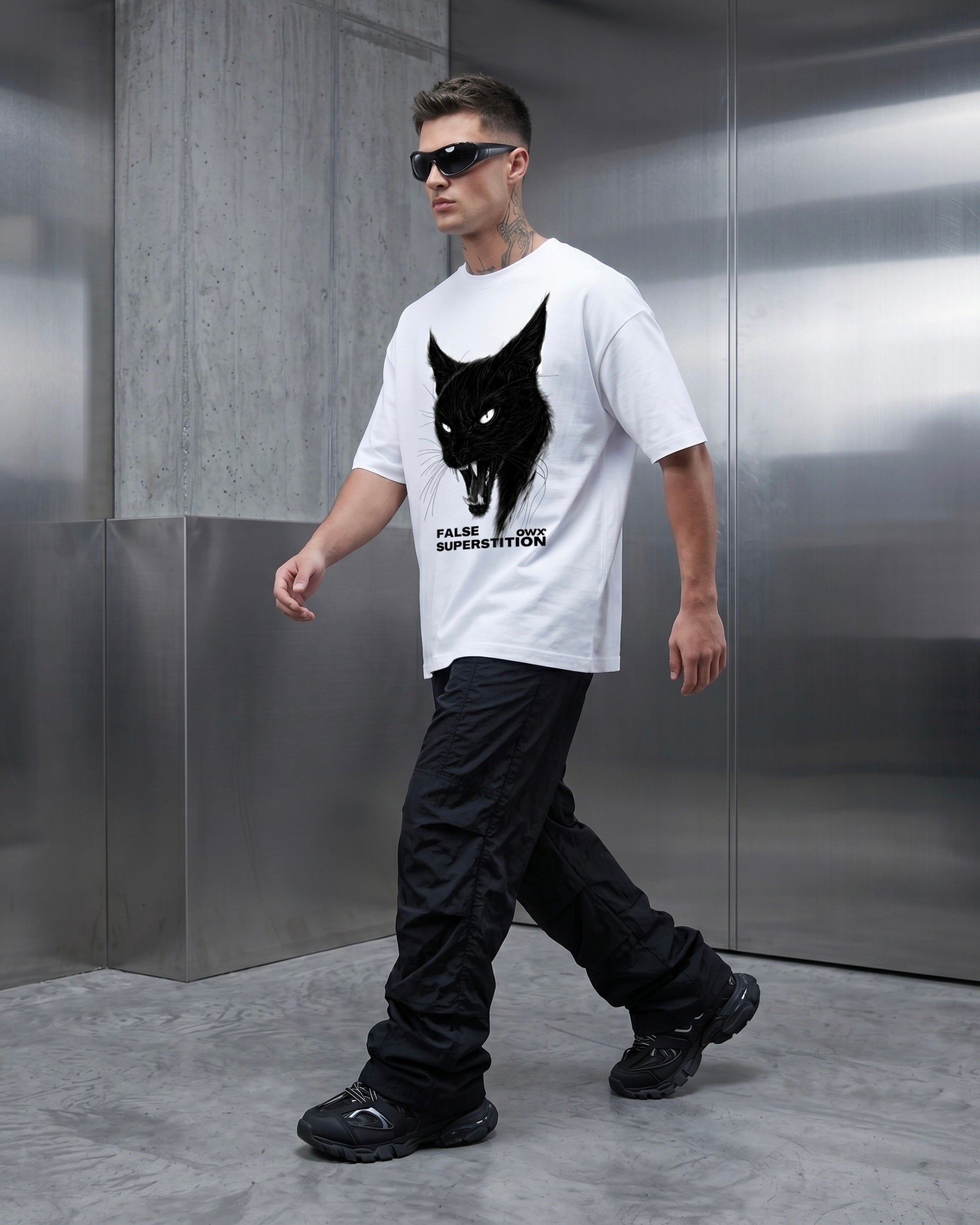 CAMISETA FALSA SUPERSTICIÓN – BLANCO