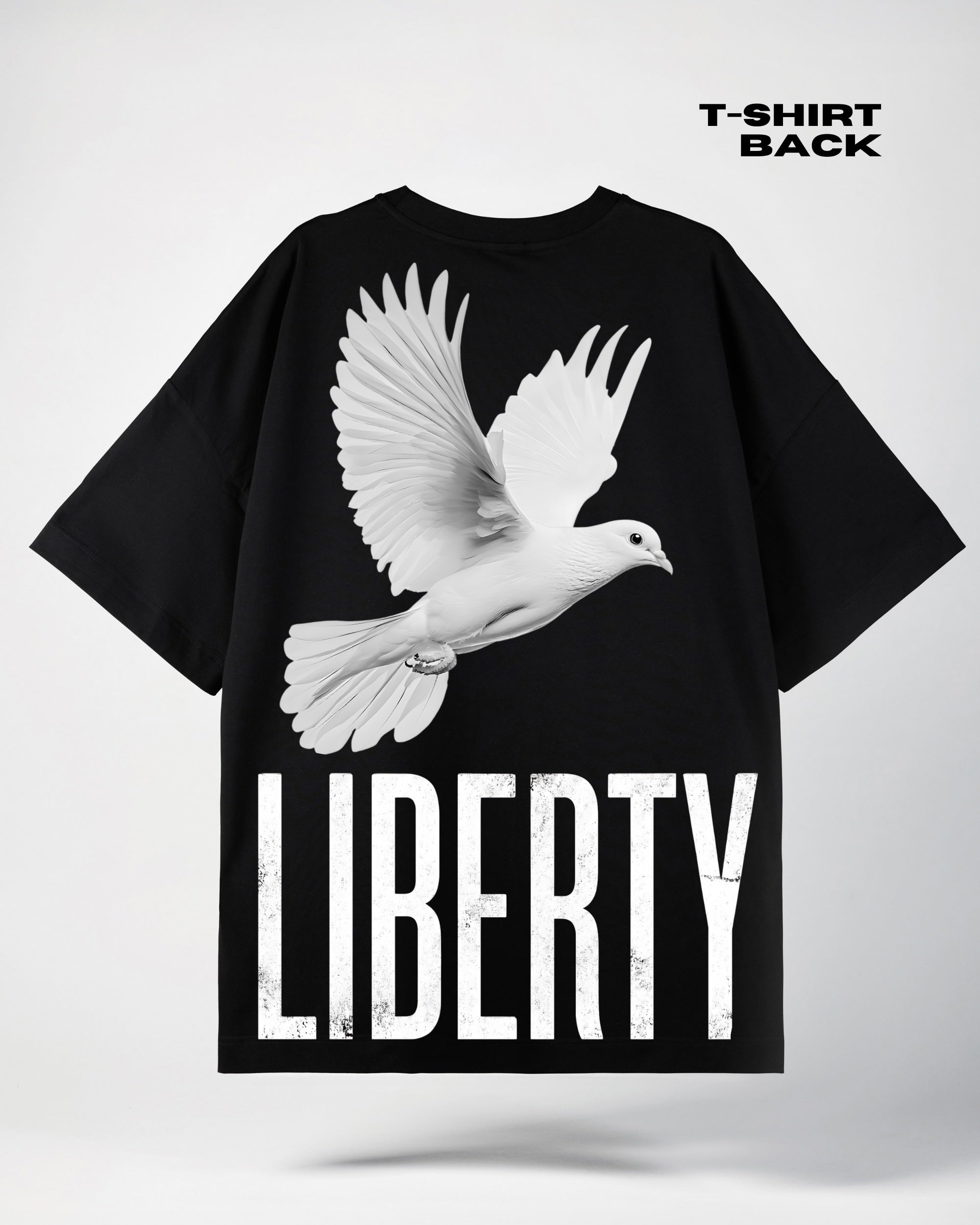 T-SHIRT LIBERTY – BLACK