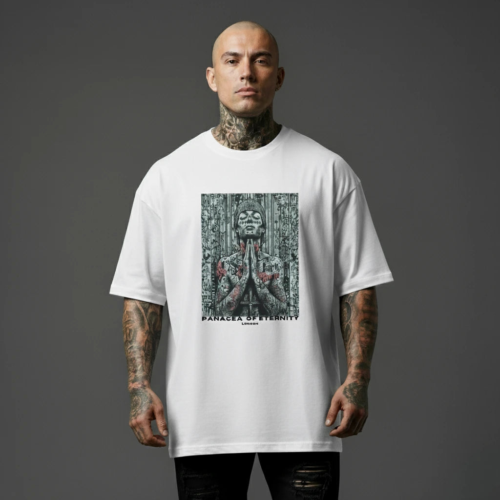 Maglietta Preghiera Riscattata – Bianca