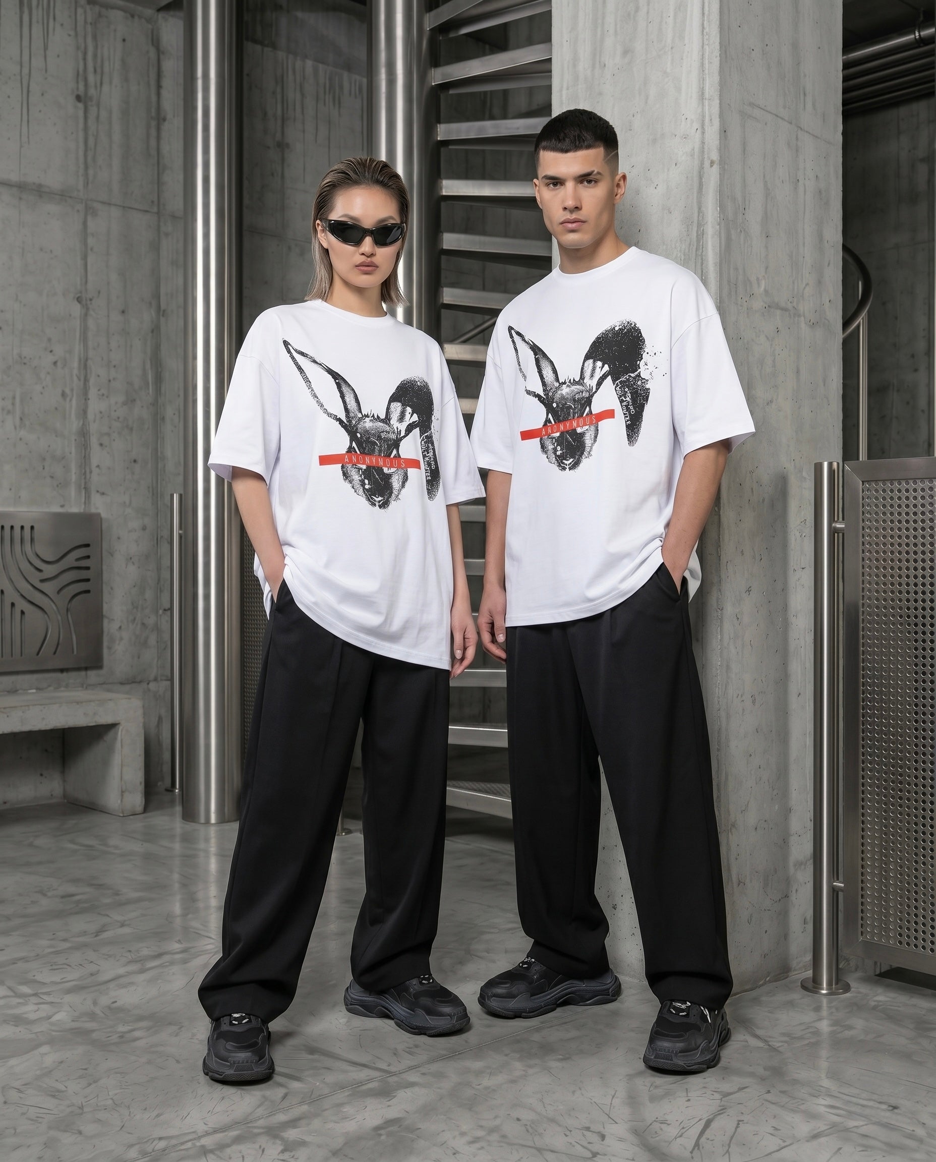 T-SHIRT ANONYMOUS – BIANCO