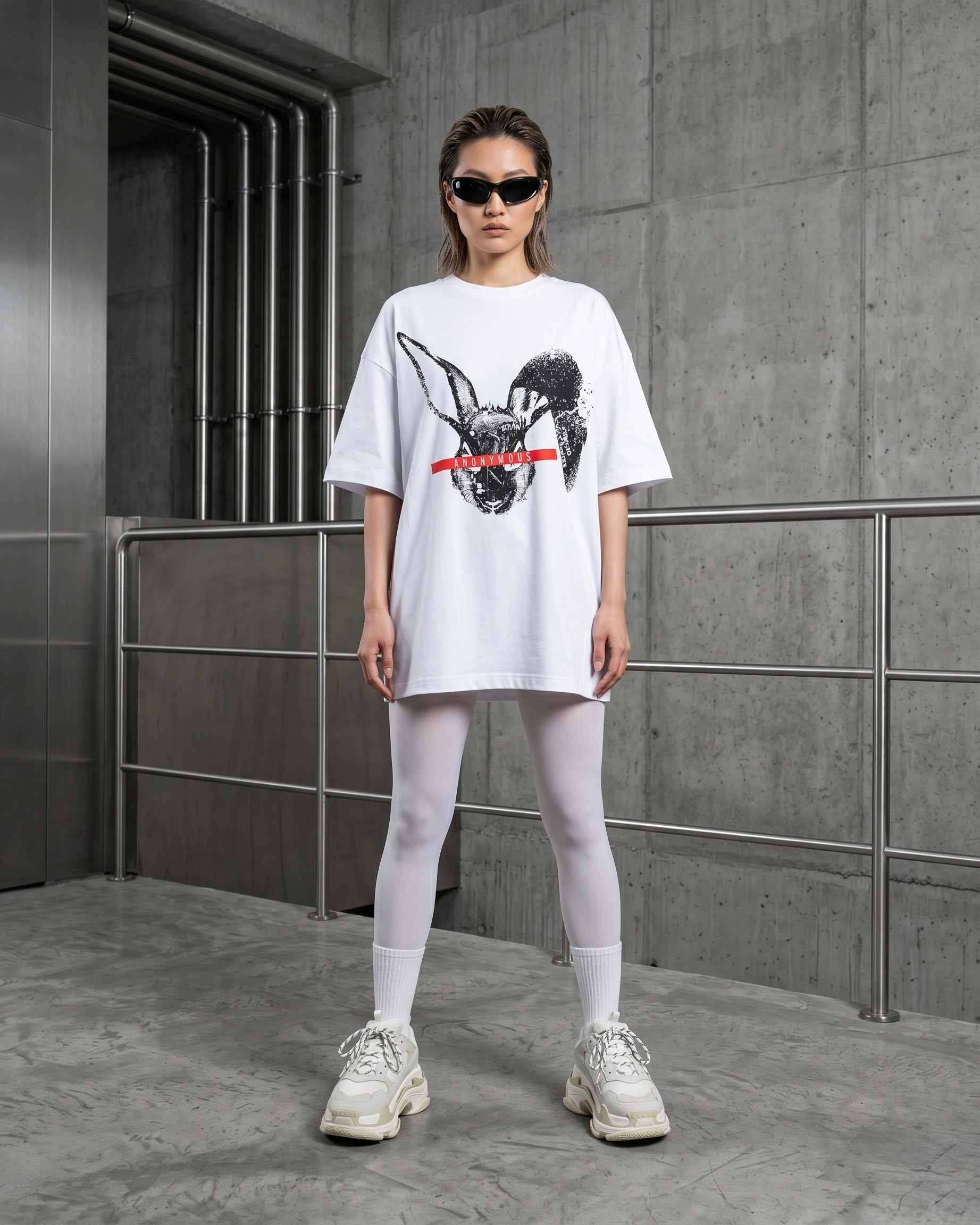 T-SHIRT ANONYMOUS – BIANCO