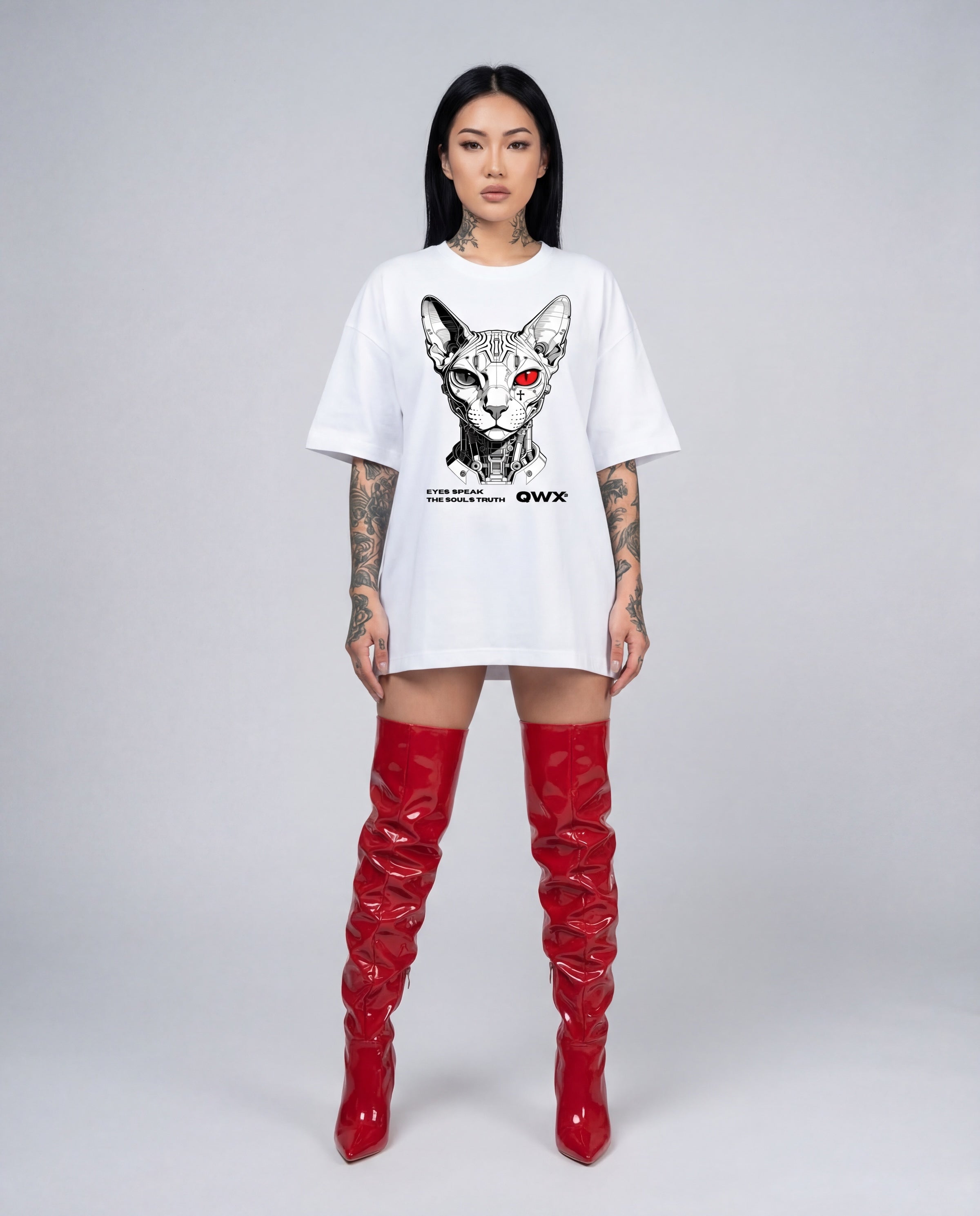 CAMISETA OJOS HABLAN – BLANCO