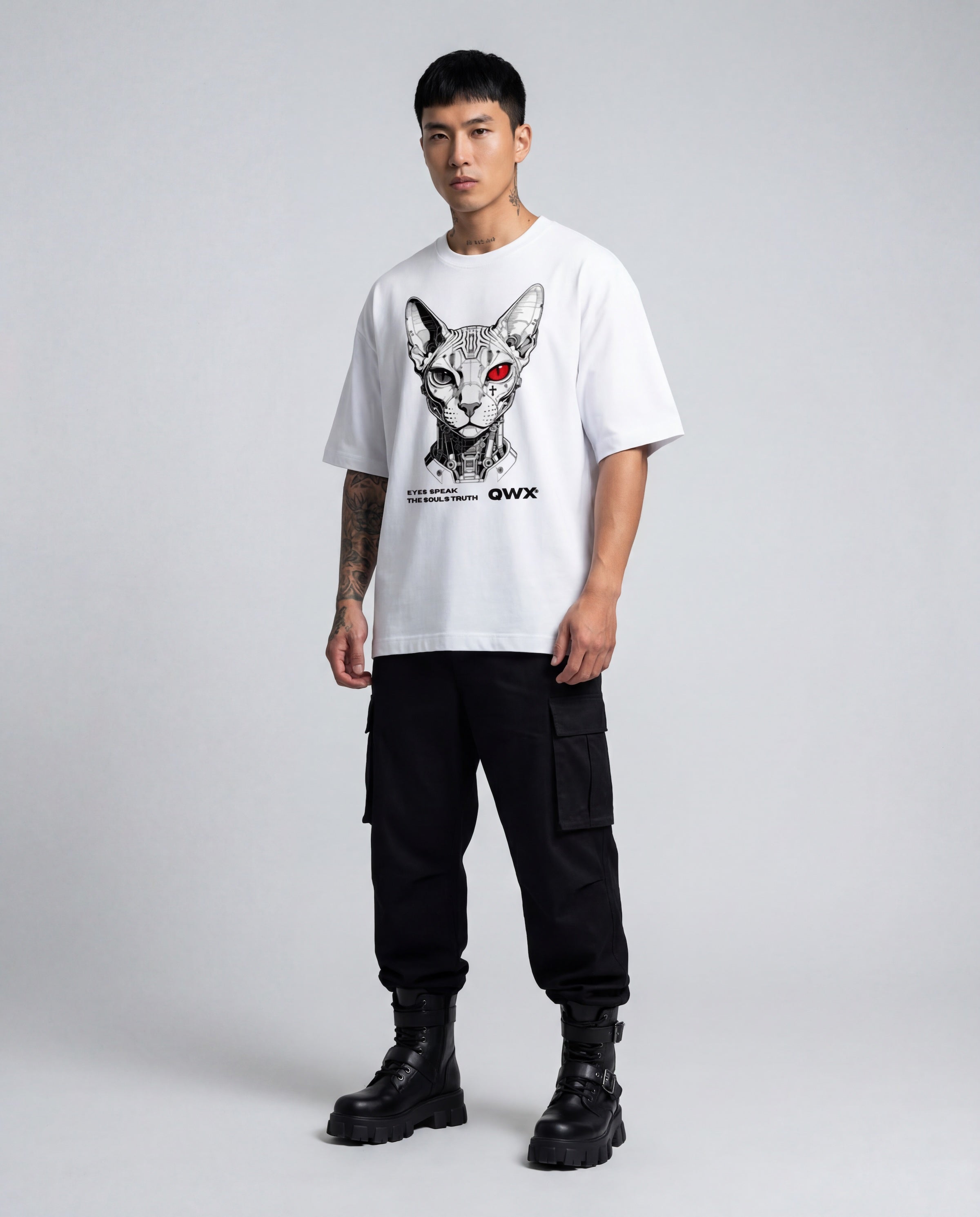 T-SHIRT GLI OCCHI PARLANO – BIANCA