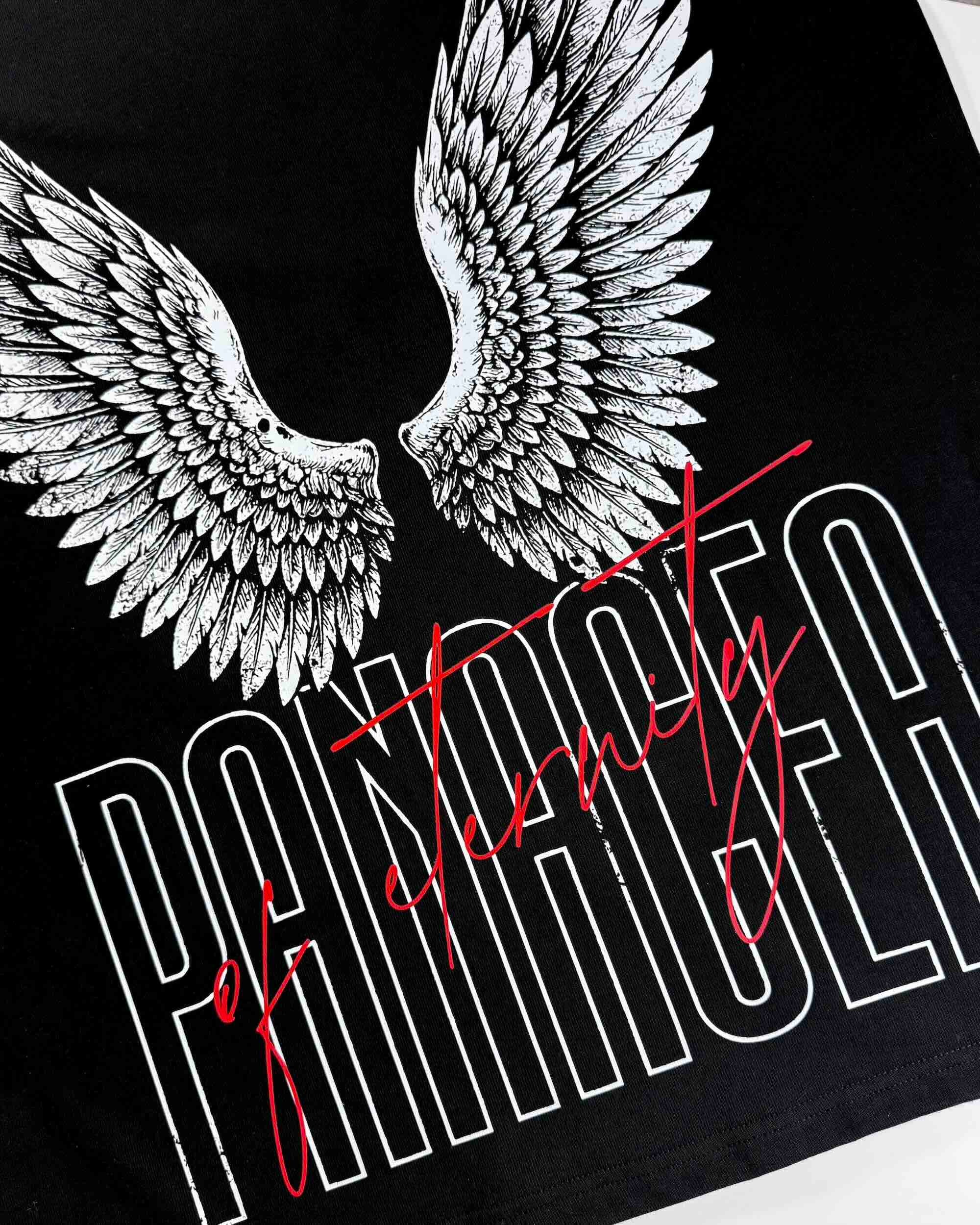 T-SHIRT PANACEA – SCHWARZ