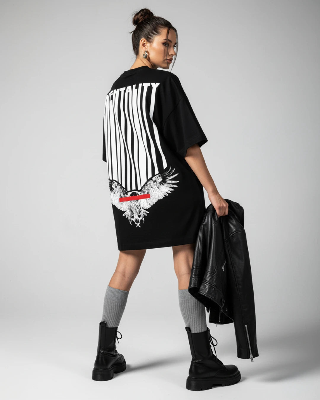 Mentalidad de camiseta - Negra