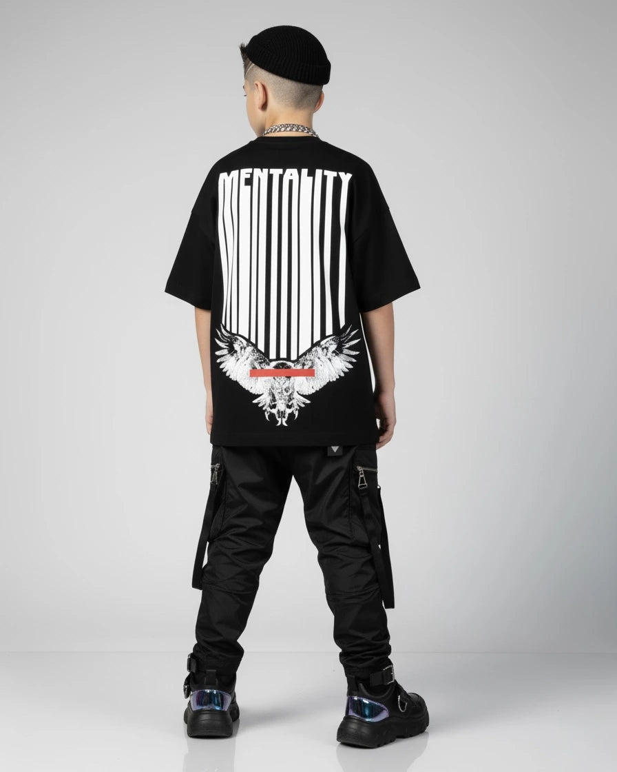 T-shirt Mentality - Black - Kids