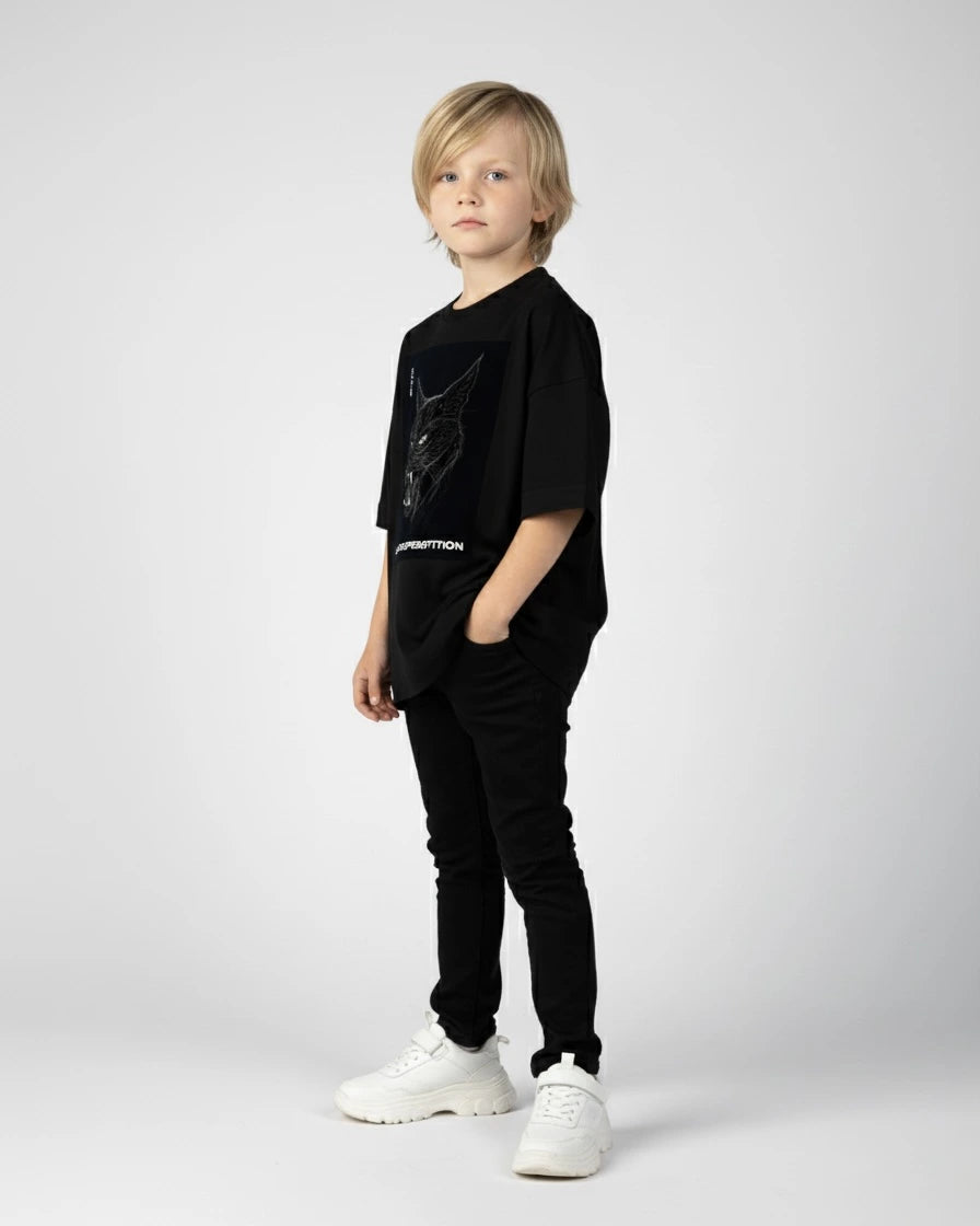 T-Shirt False Superstition – Black - Kids