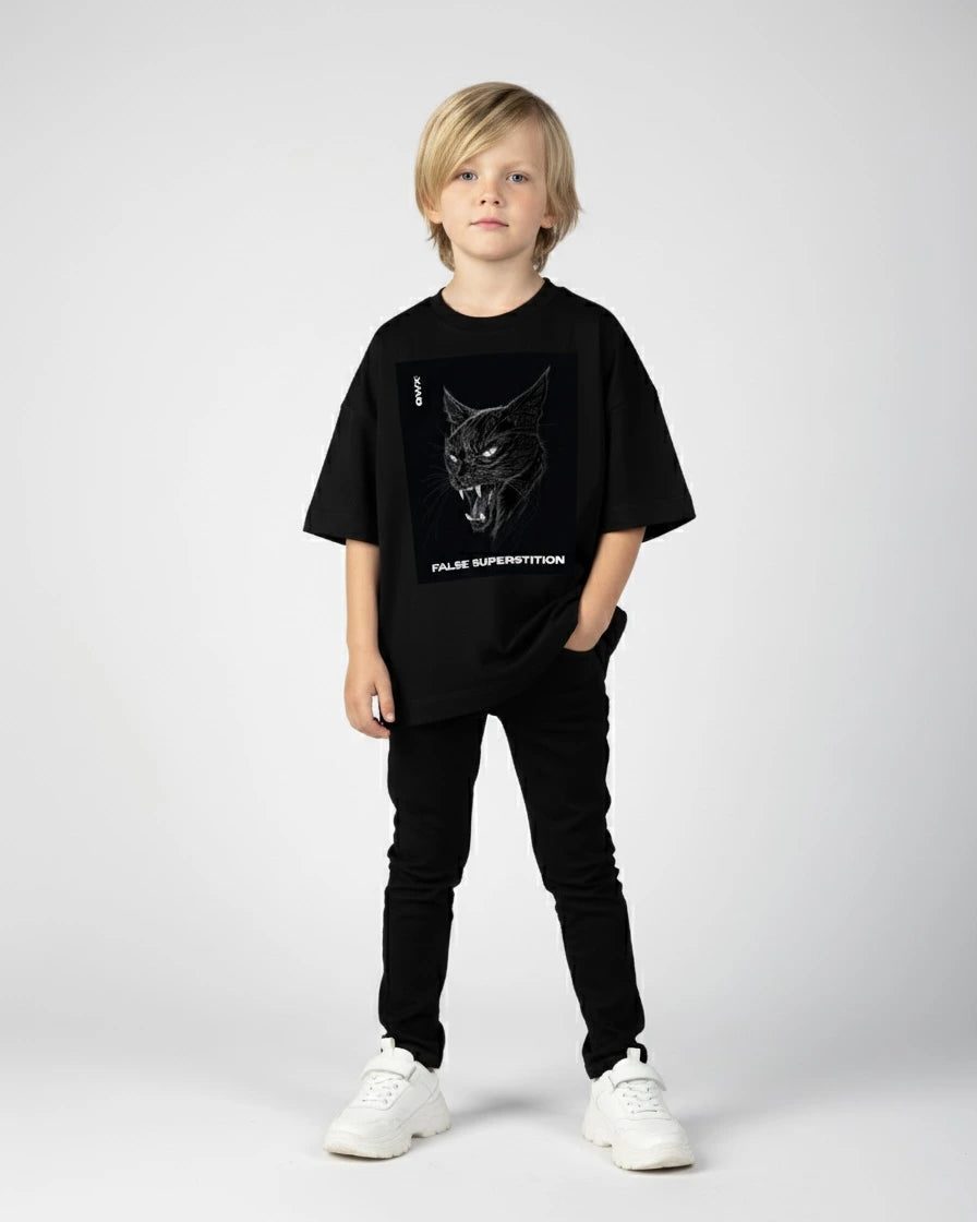 T-Shirt False Superstition – Black - Kids