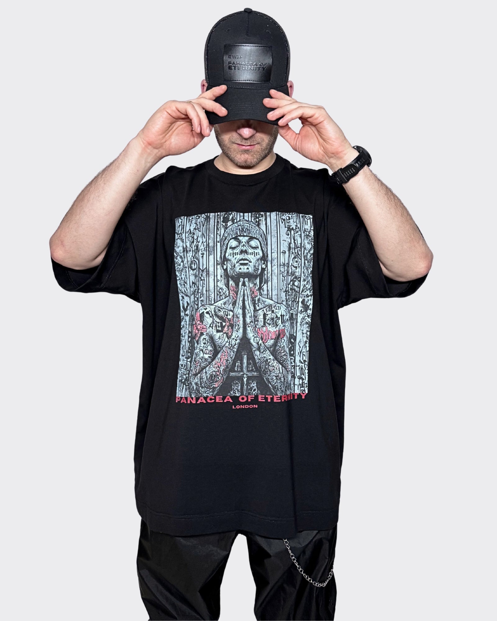 Camiseta Oración Redimida – Negra