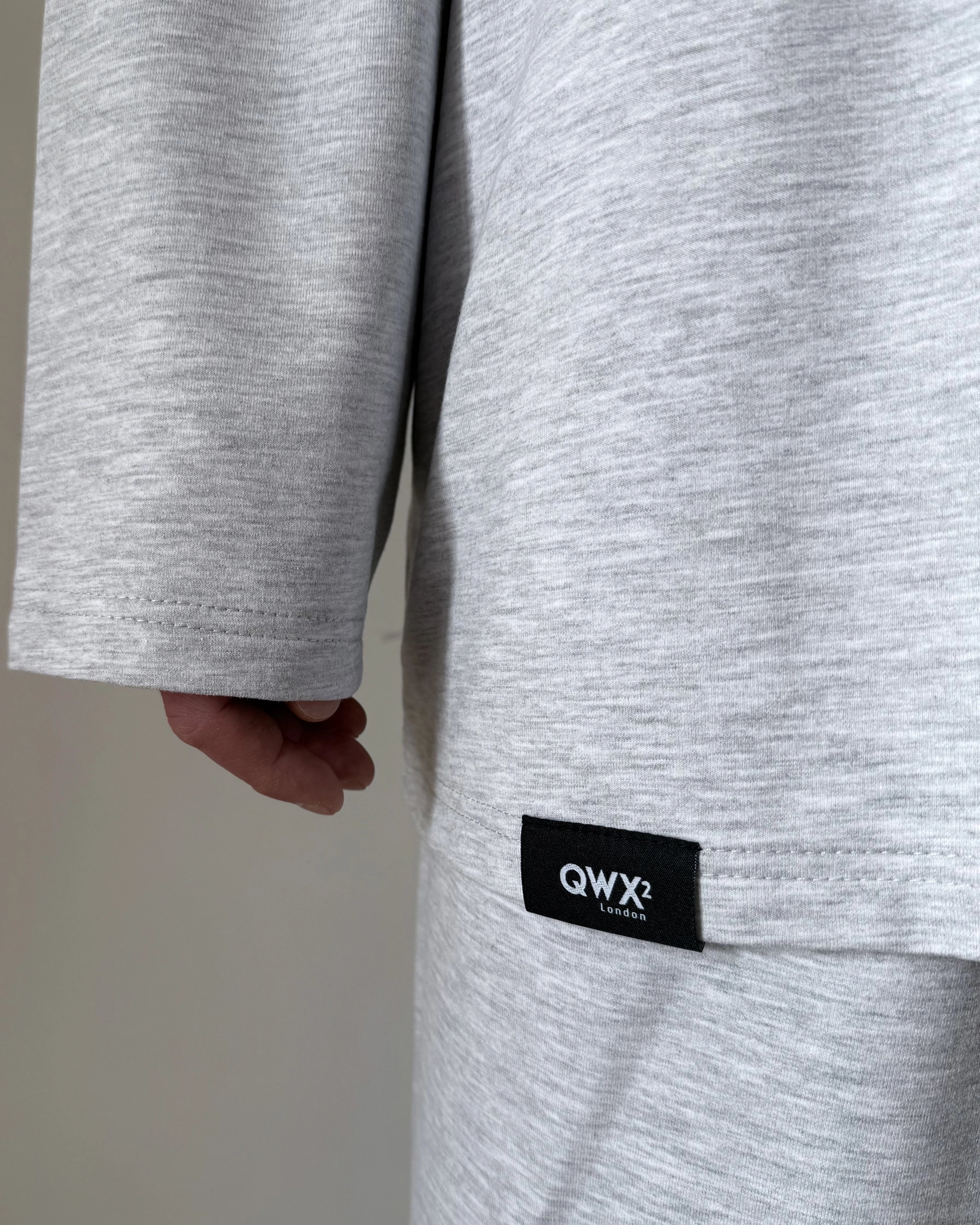 Conjunto de 2 piezas para hombre: Jersey Urban + Pantalón deportivo ancho Urban Melange Grey