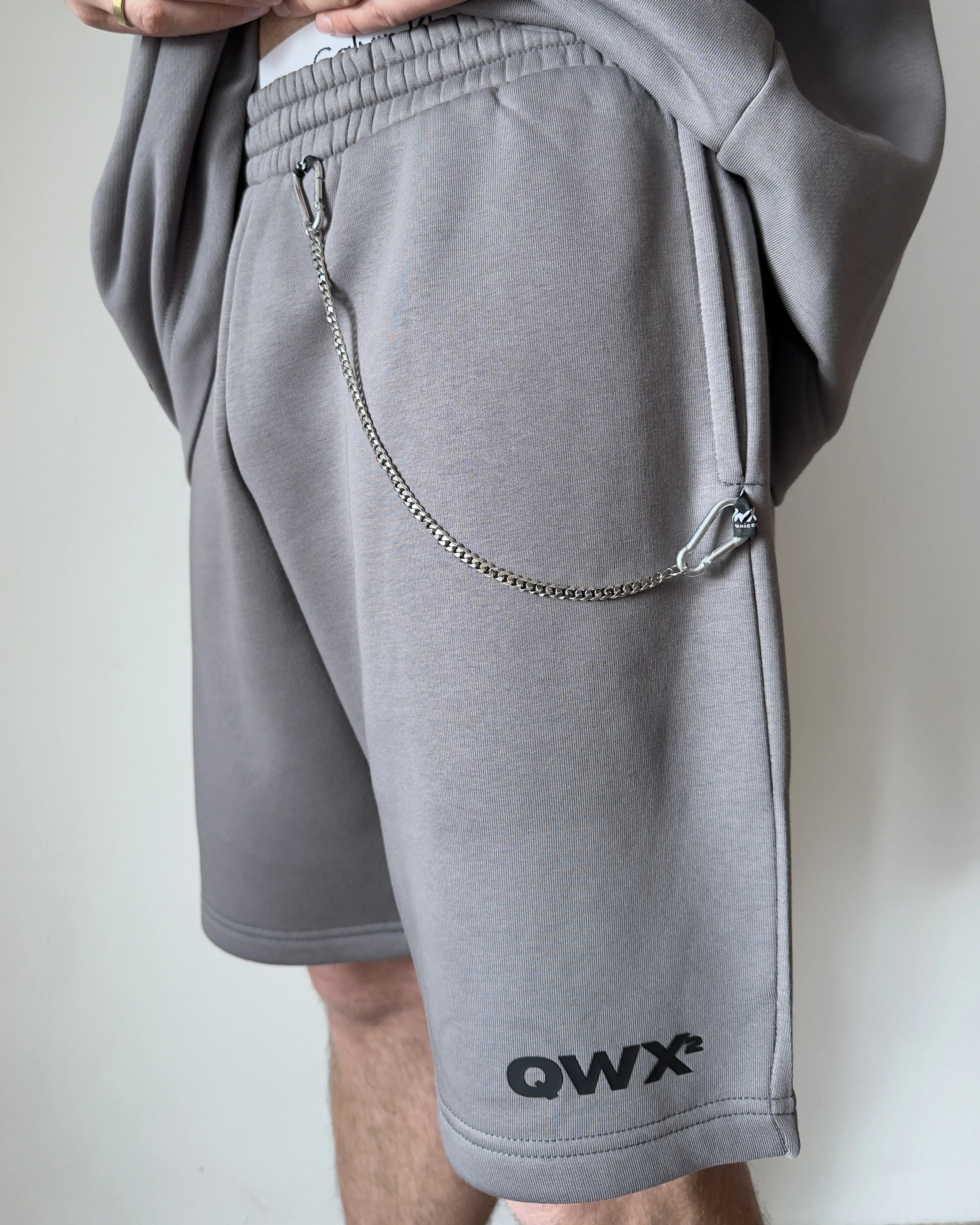 2-Piece Men Set: Sweater Eternity + Shorts Eternity - Grey