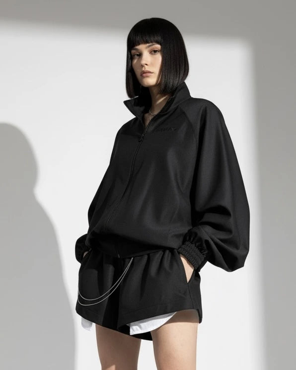 2-Piece Set: Blazer Jacket + Blazer Shorts