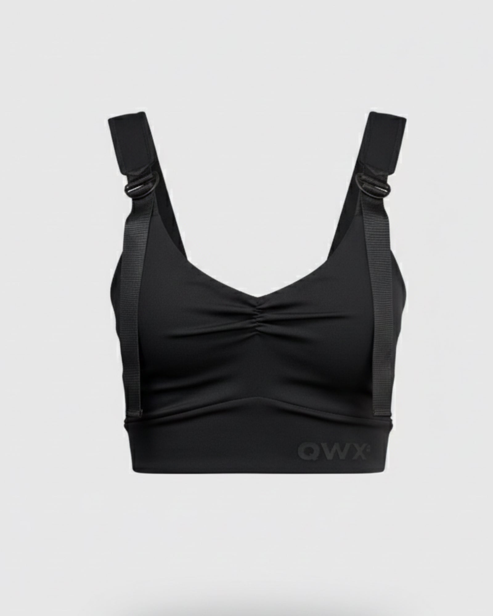 TOP CROP A FASCIA – NERO