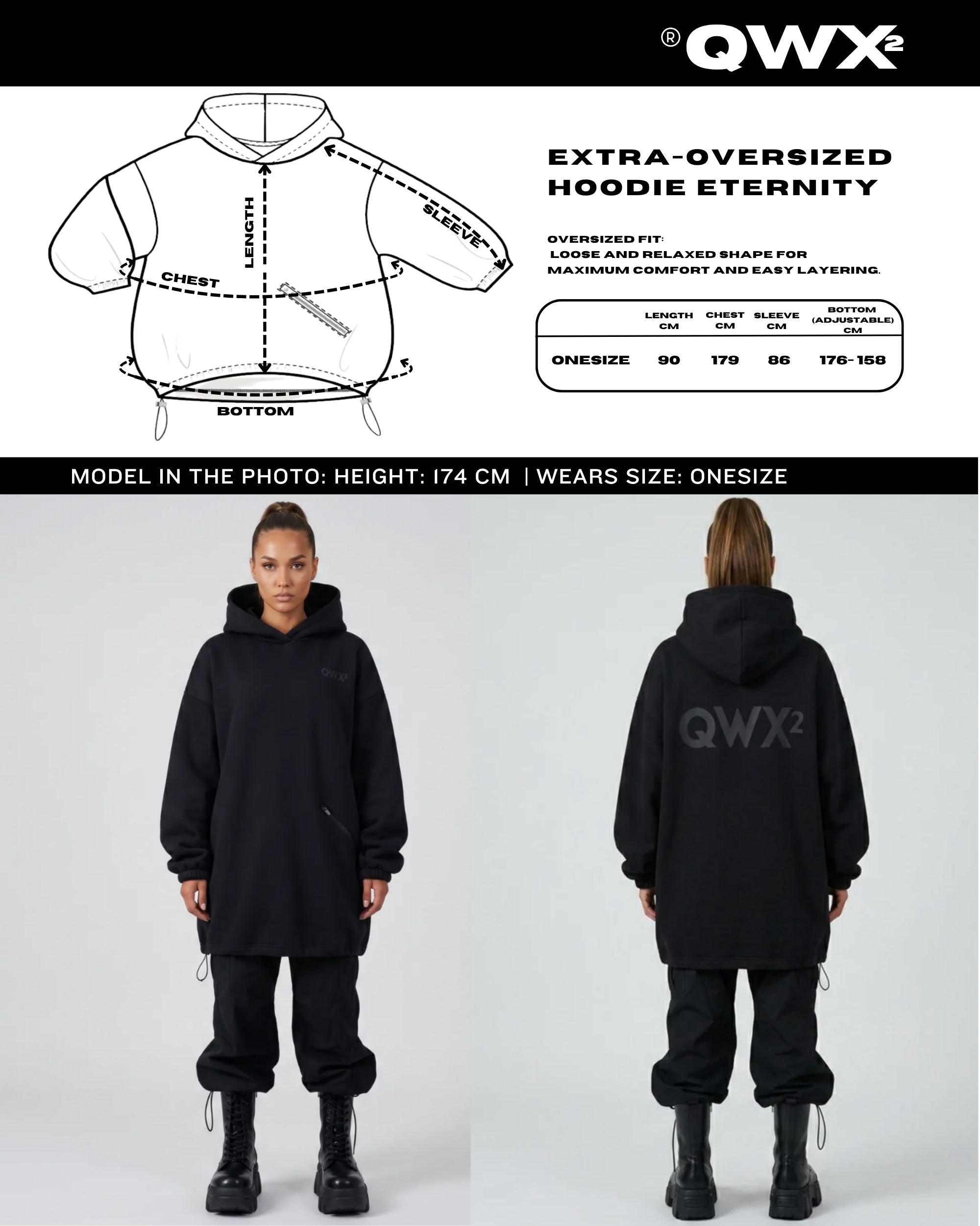 Extra-Oversize Hoodie Eternity