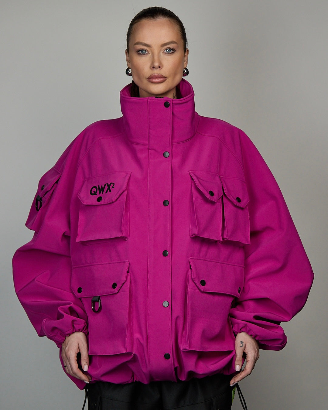 Chaqueta Softshell Dominion Fucsia
