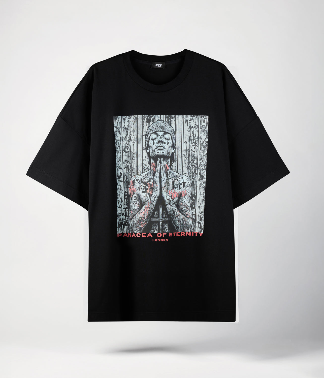 Co-Ord Set: T-Shirt Redeemed Prayer Black + Trousers Genesis Line