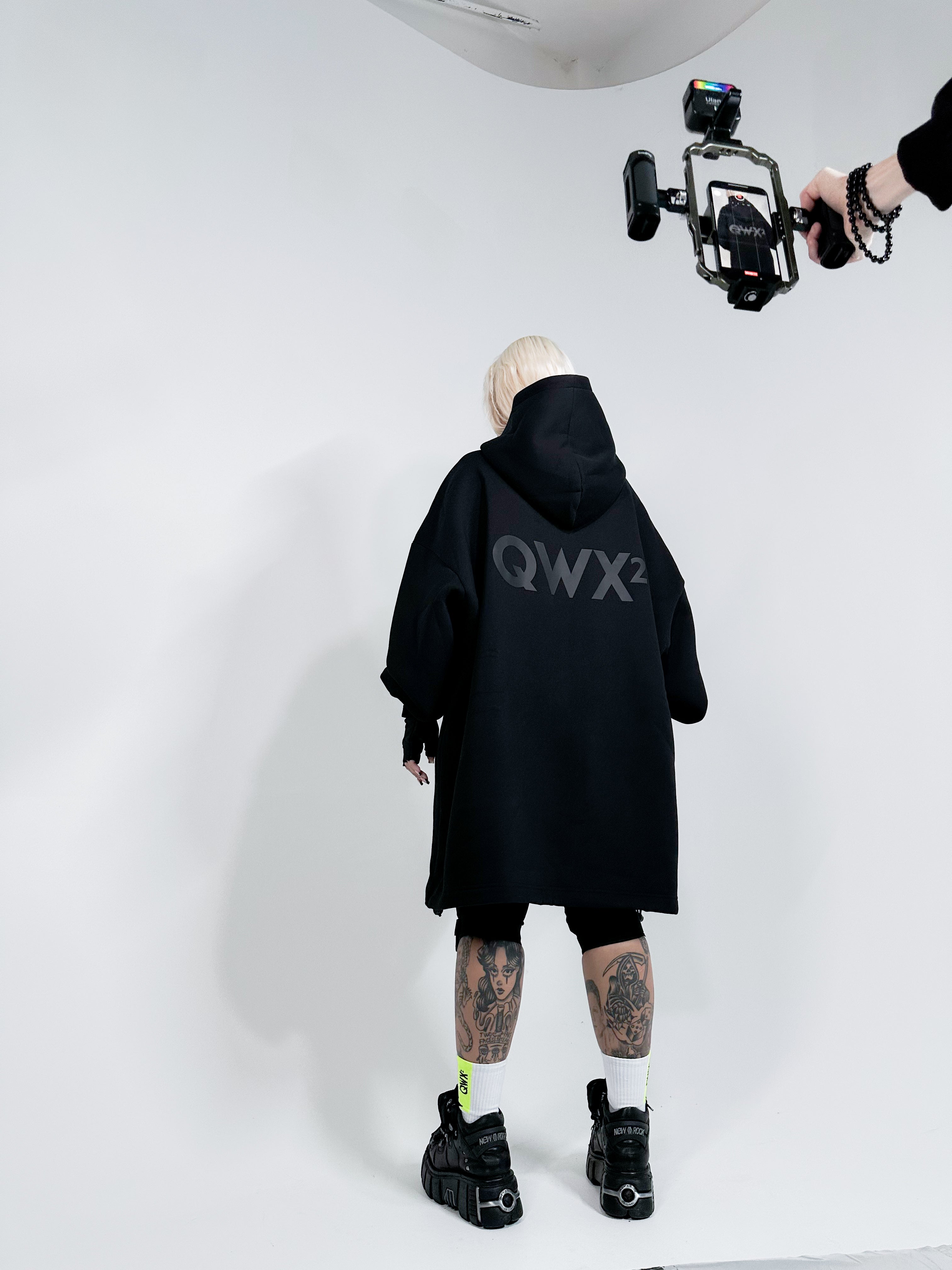 Extra-Oversize Hoodie Core Eternity – Black