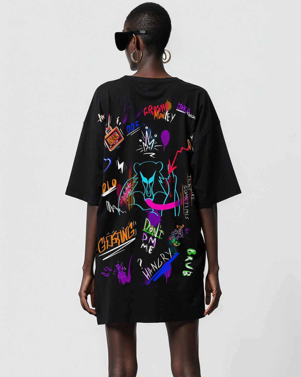 Camiseta extragrande ArtBack – Crazy Ape