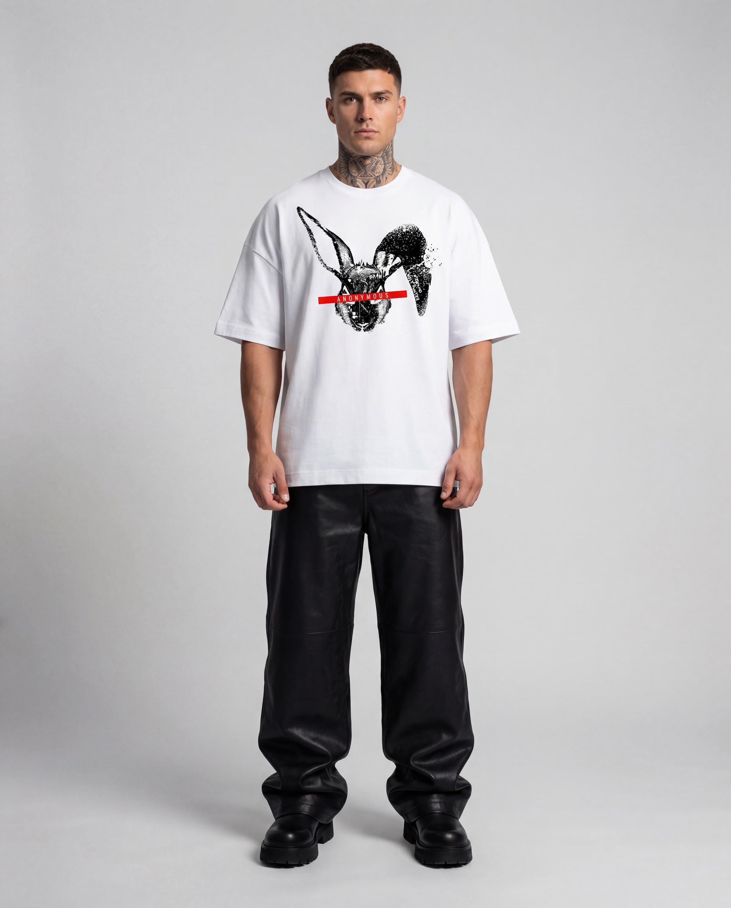 CAMISETA ANÓNIMO – BLANCO