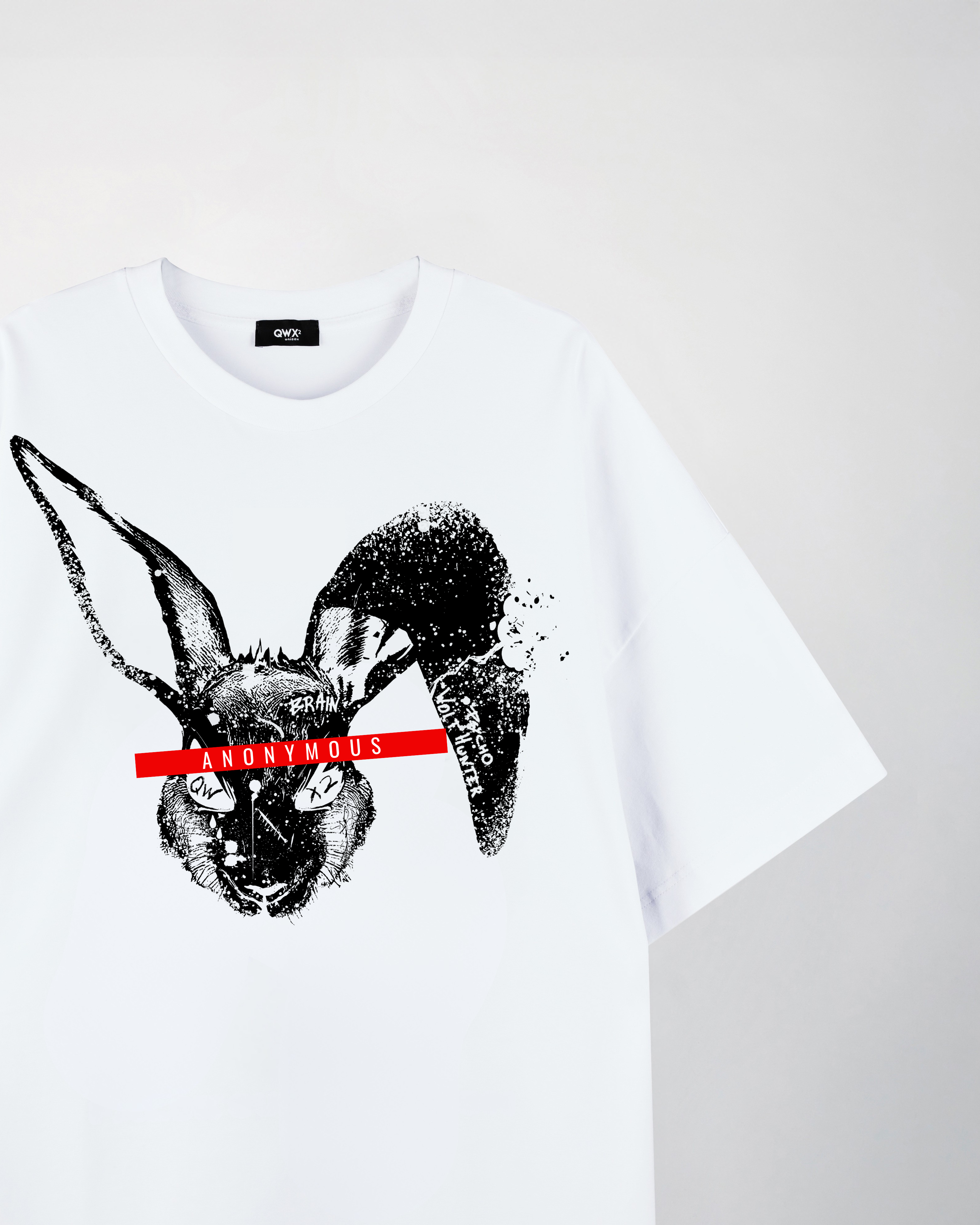 T-SHIRT ANONYMOUS – BIANCO