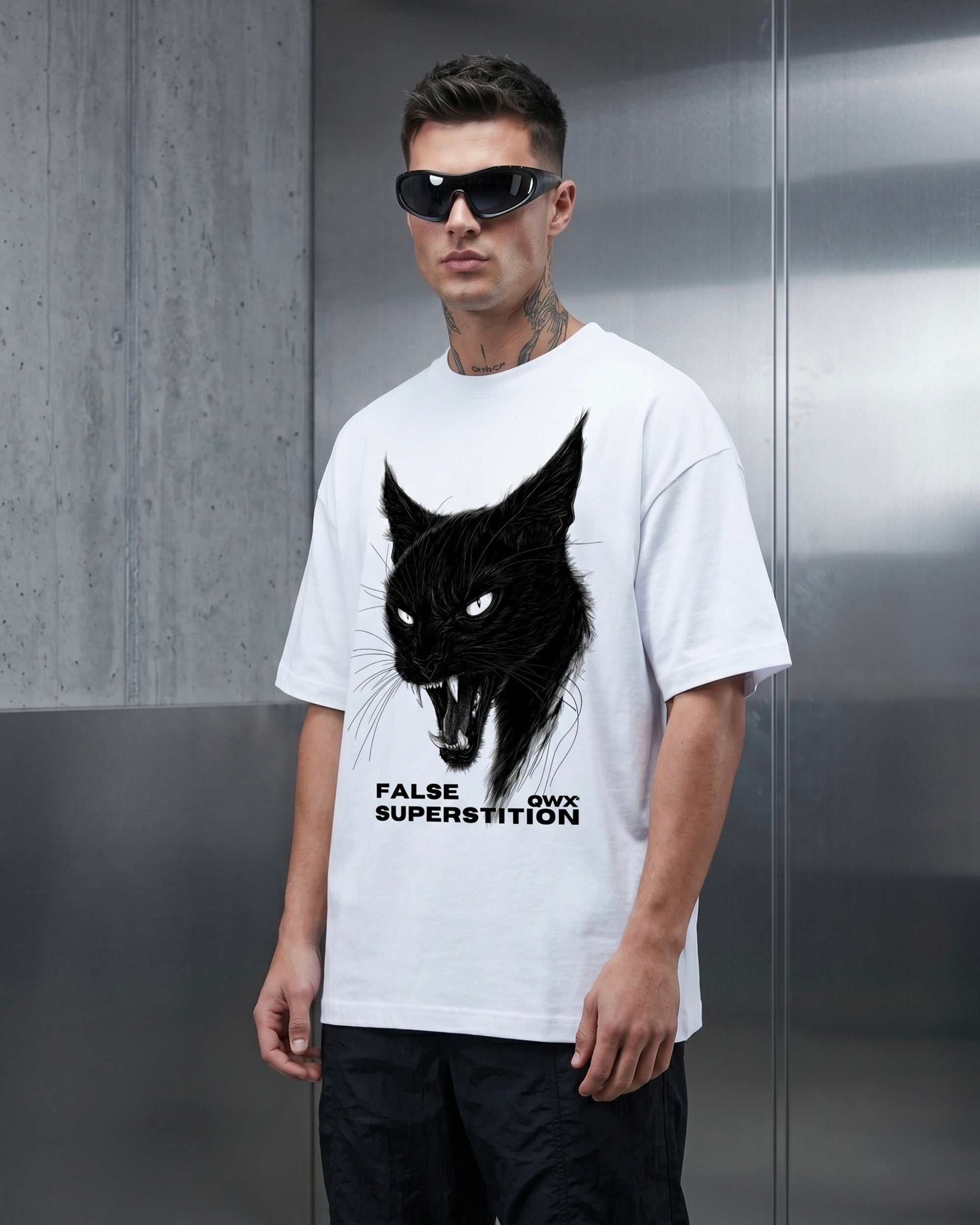 T-SHIRT FALSE SUPERSTITION – WHITE