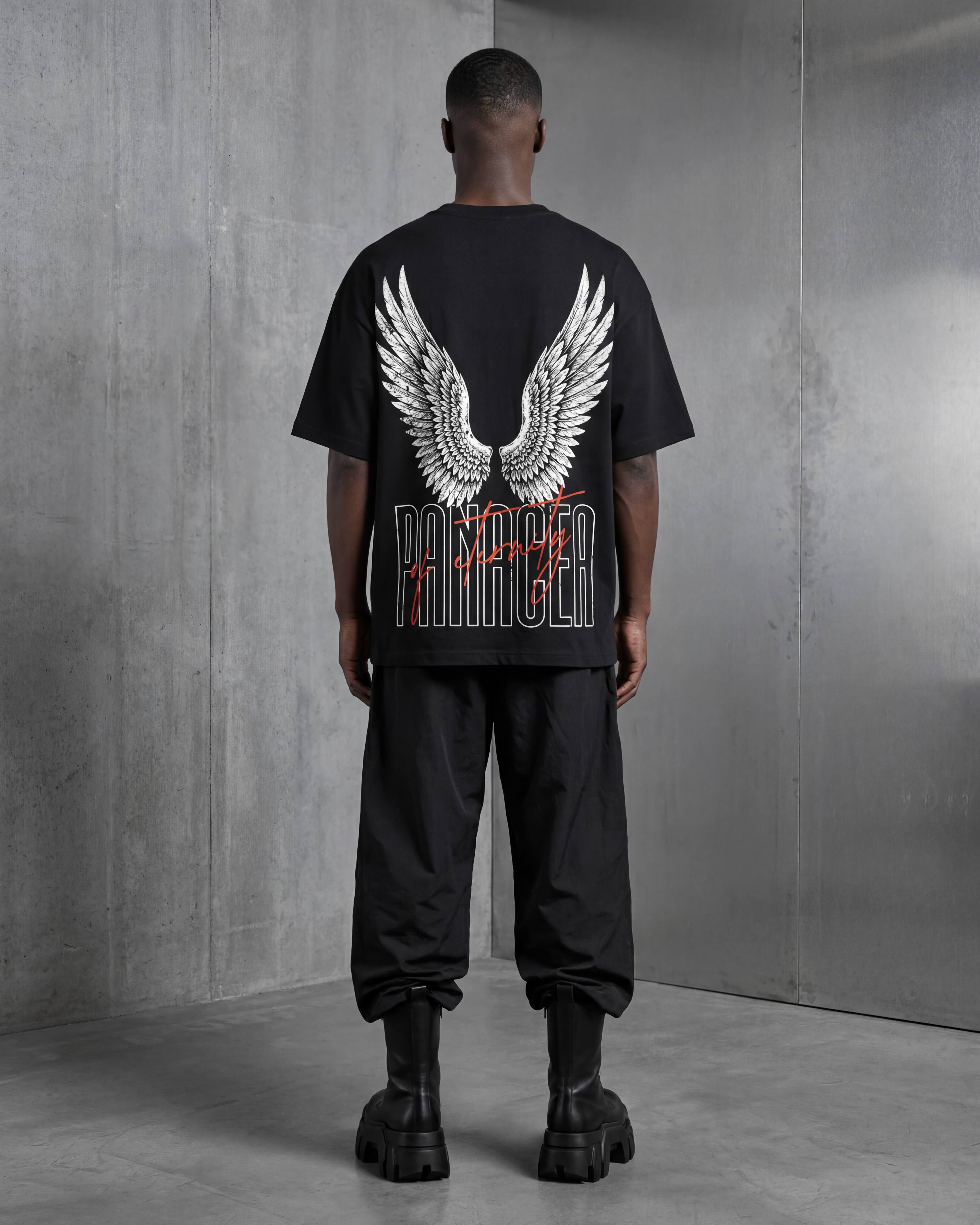T-SHIRT PANACEA – SCHWARZ