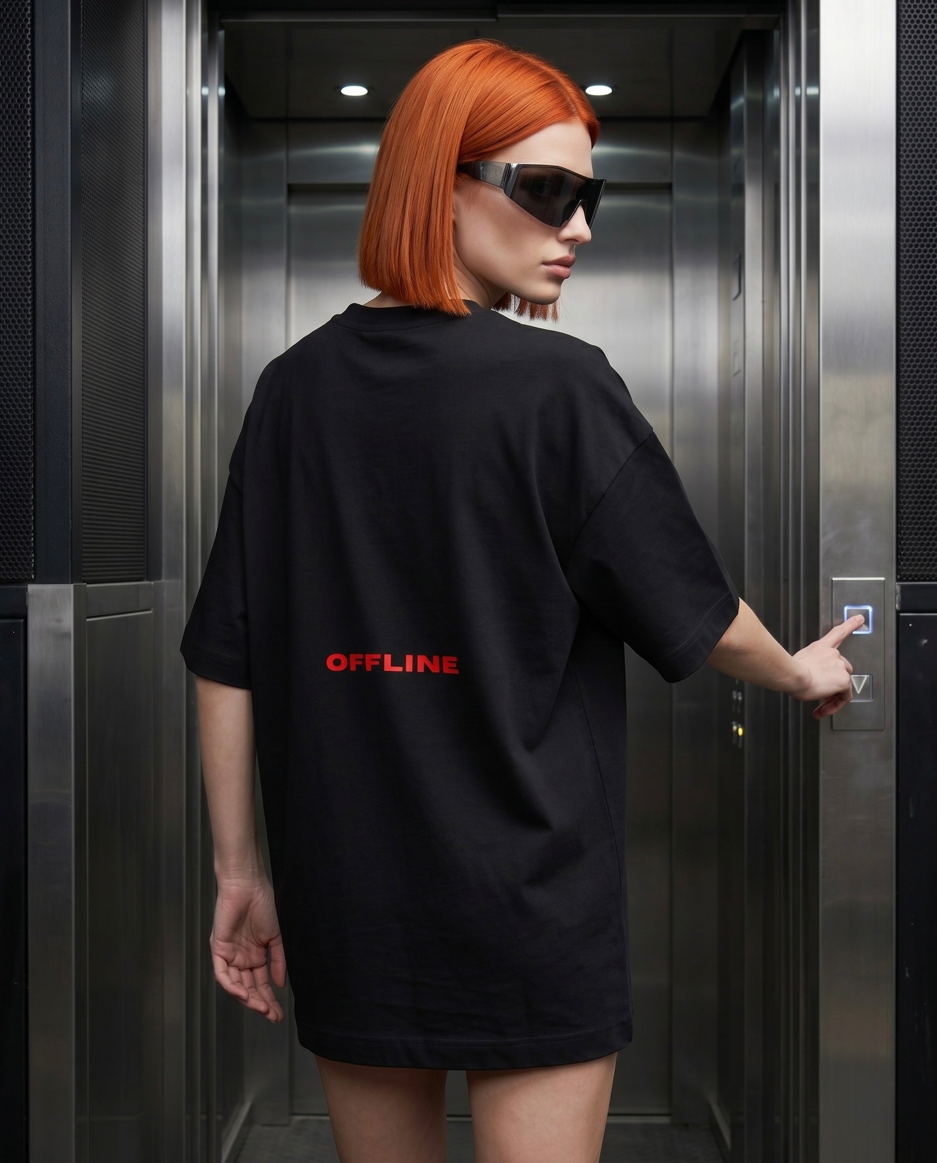 T-SHIRT OFFLINE – BLACK
