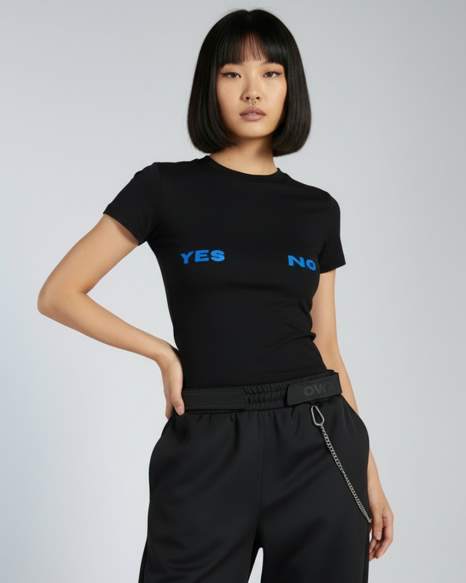 T-shirt Sì/No – Nera