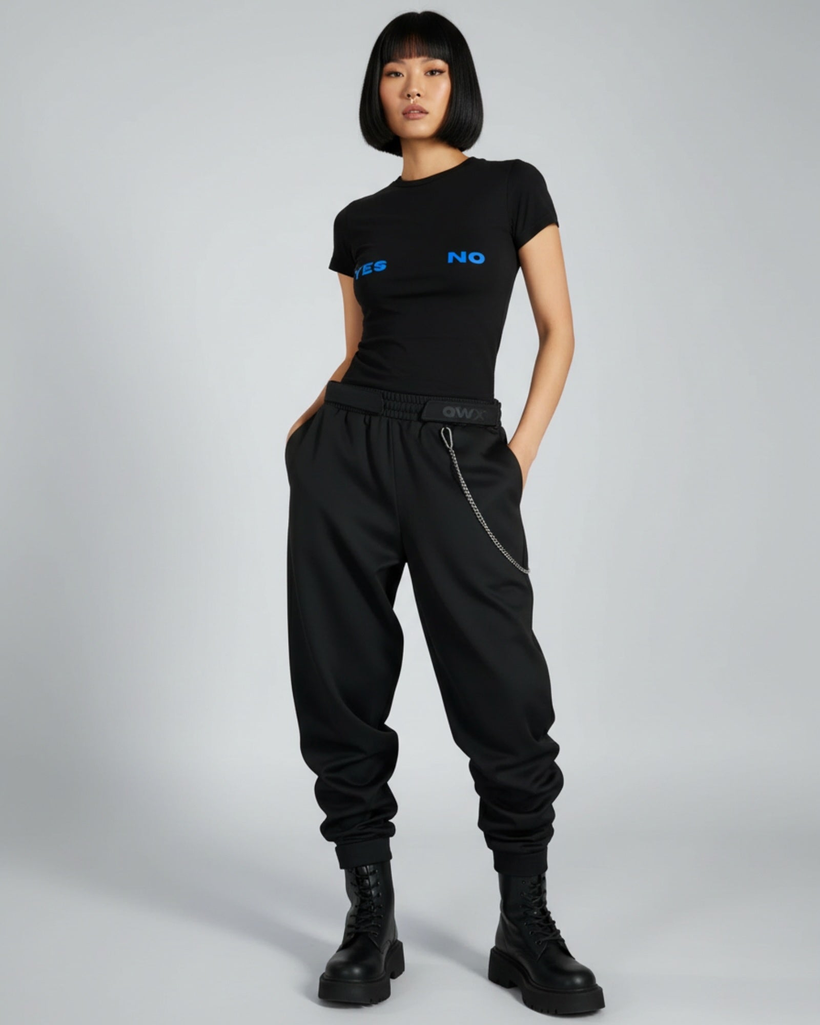 T-shirt Sì/No – Nera