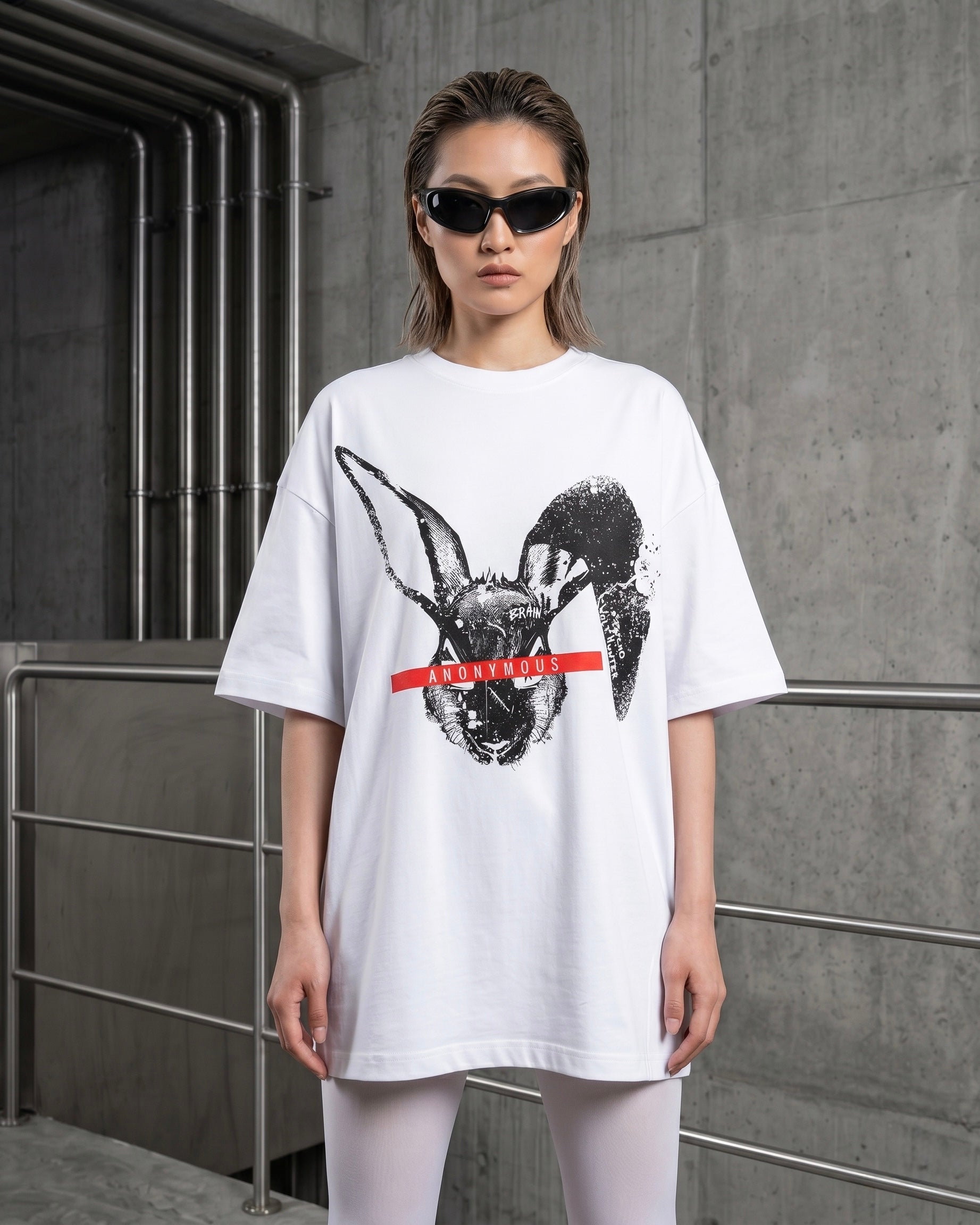 T-SHIRT ANONYMOUS – BIANCO