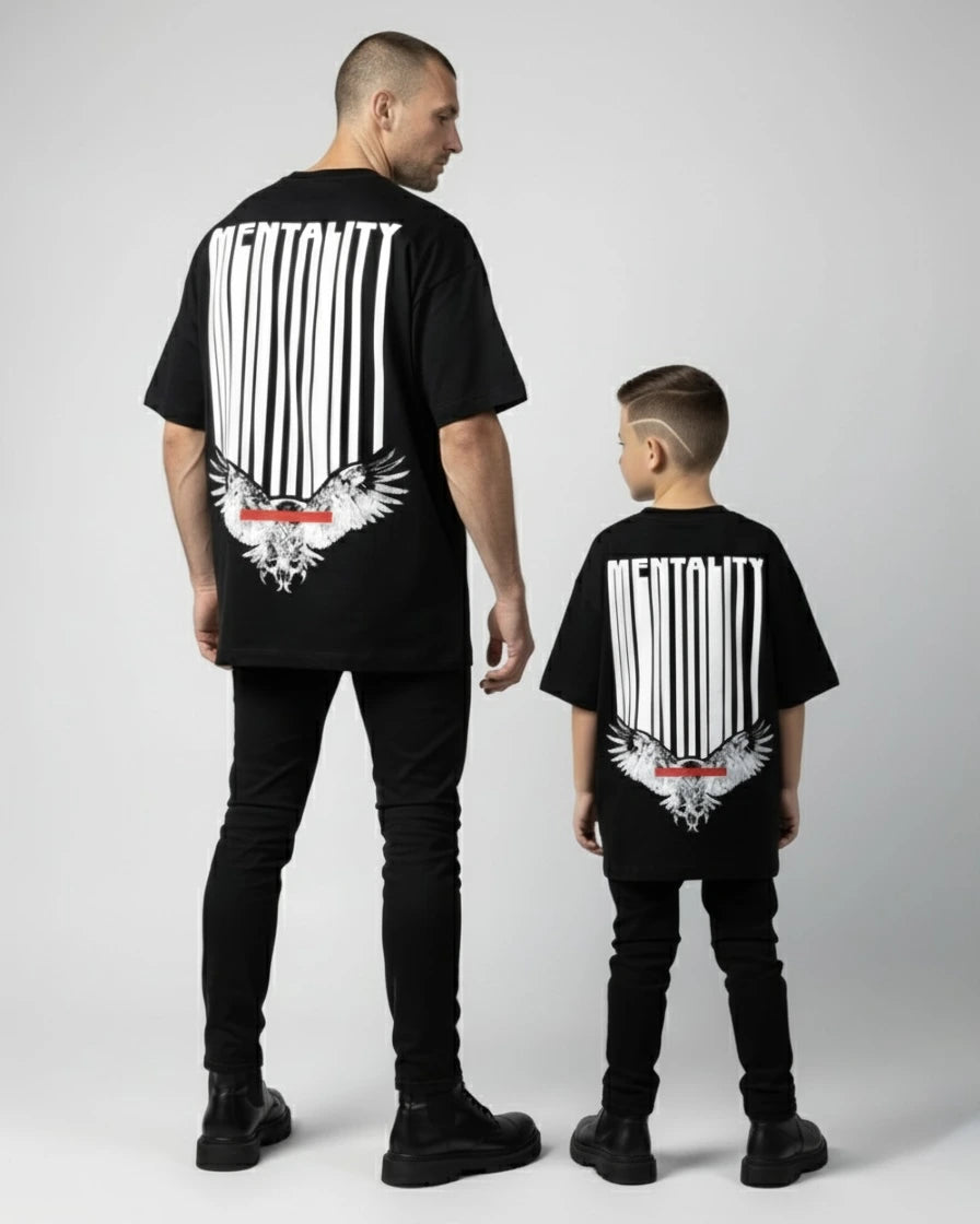 T-shirt Mentality - Black - Kids
