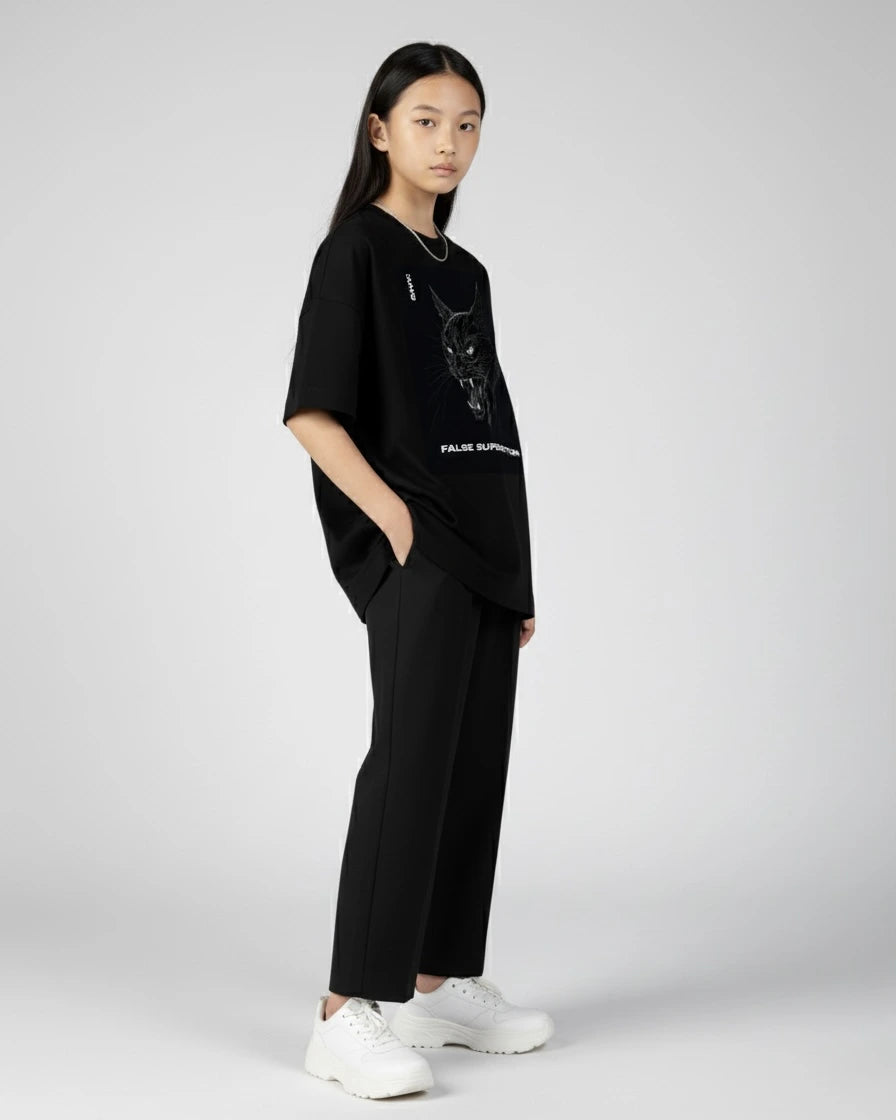 T-Shirt False Superstition – Black - Kids