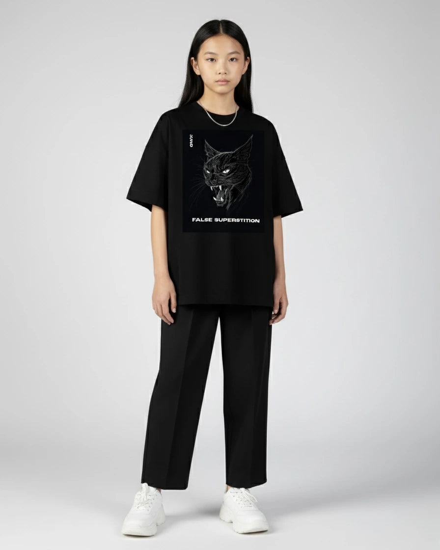 T-Shirt False Superstition – Black - Kids