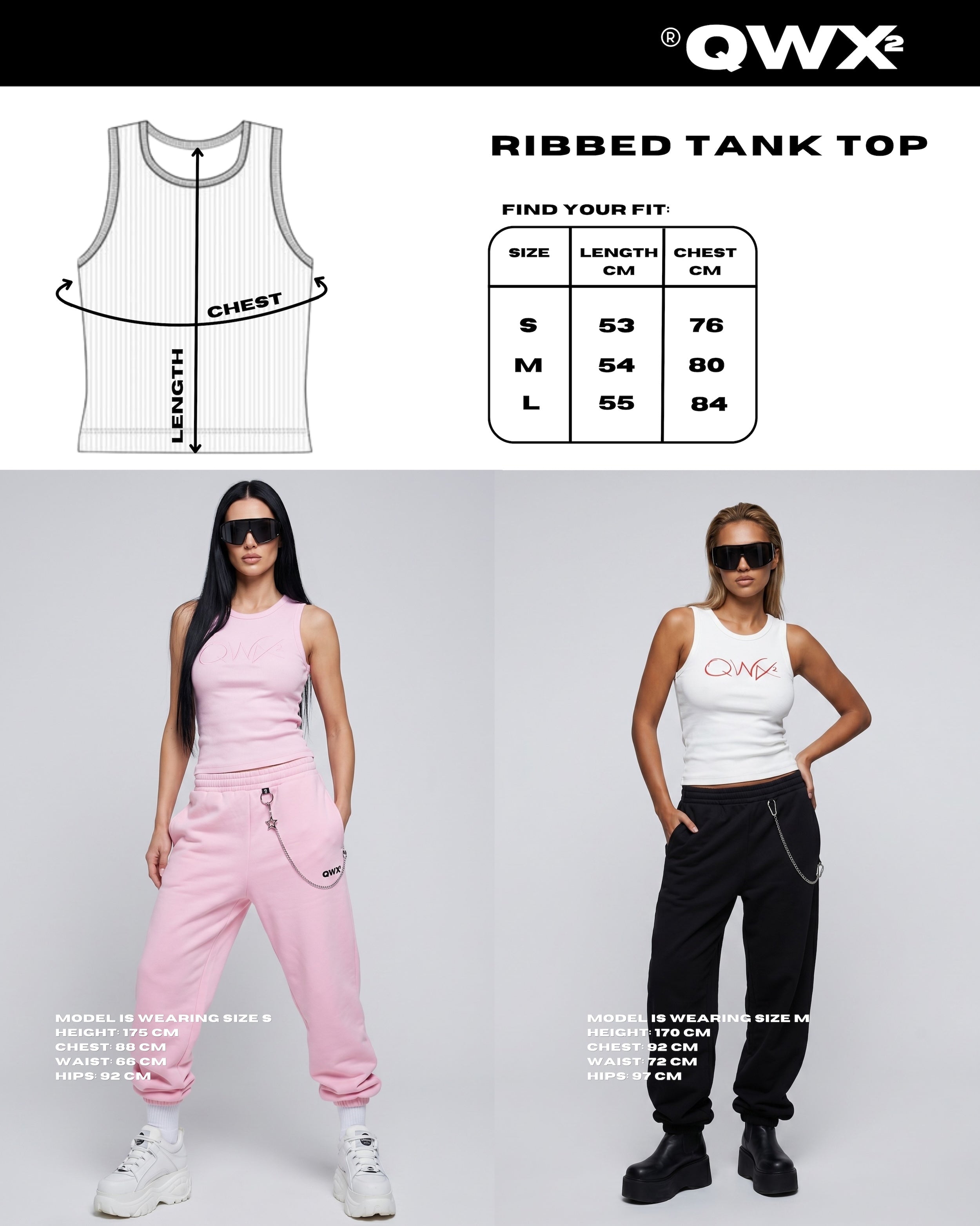 RIBBED TANK TOP – PINK
