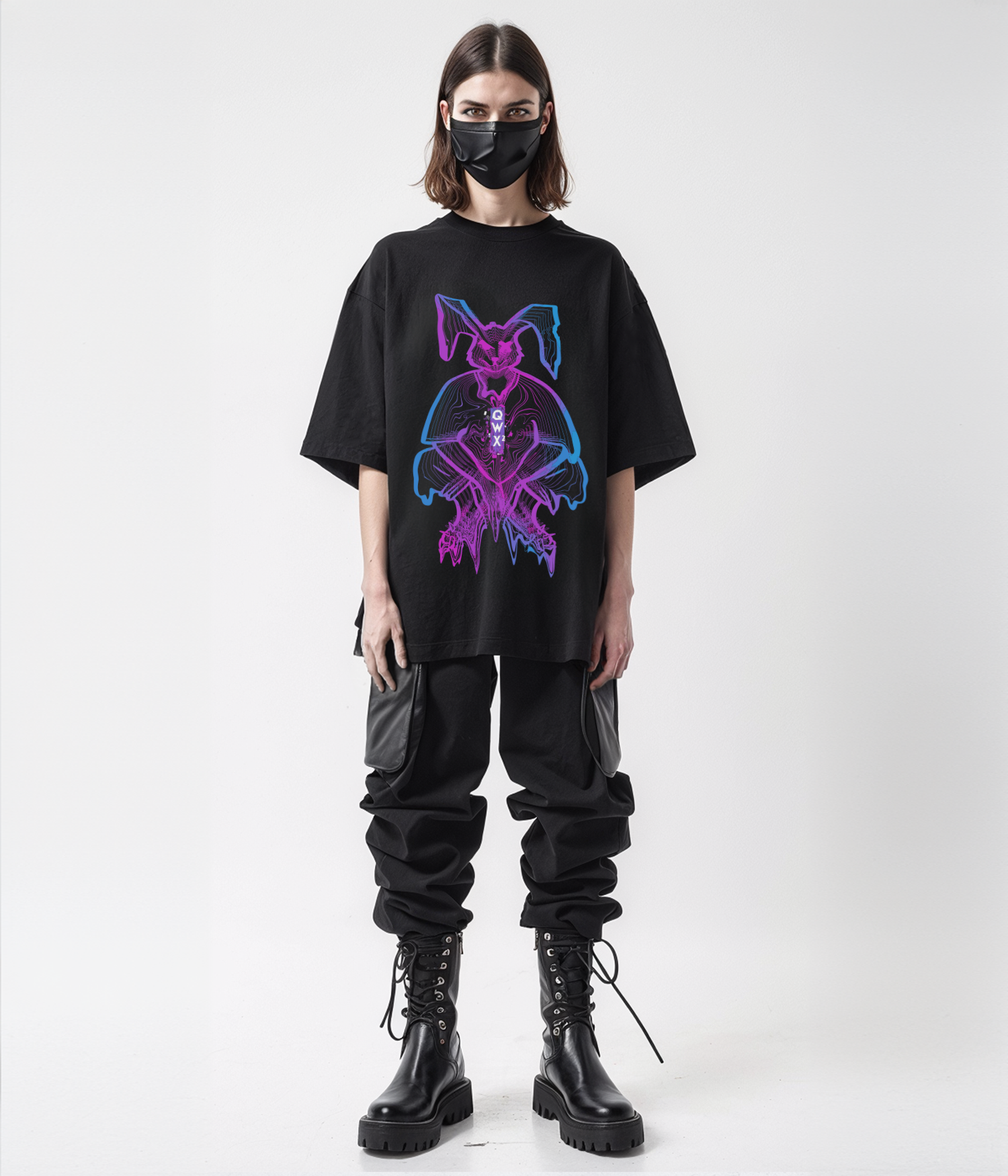 QWX2-T-shirt-Techno-UV-Wolf-Hunter